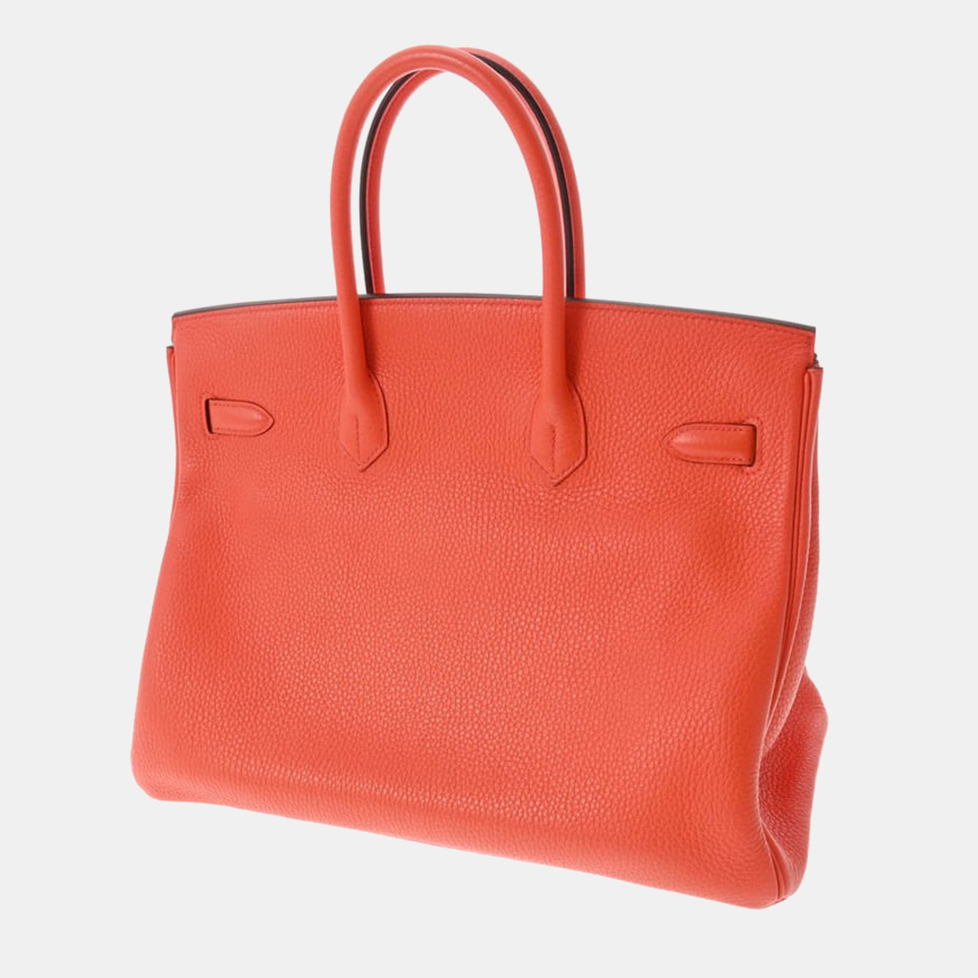 

Hermes Birkin 35 Orange Poppy T Engraved (around 2015) Ladies Taurillon Clemence Handbag