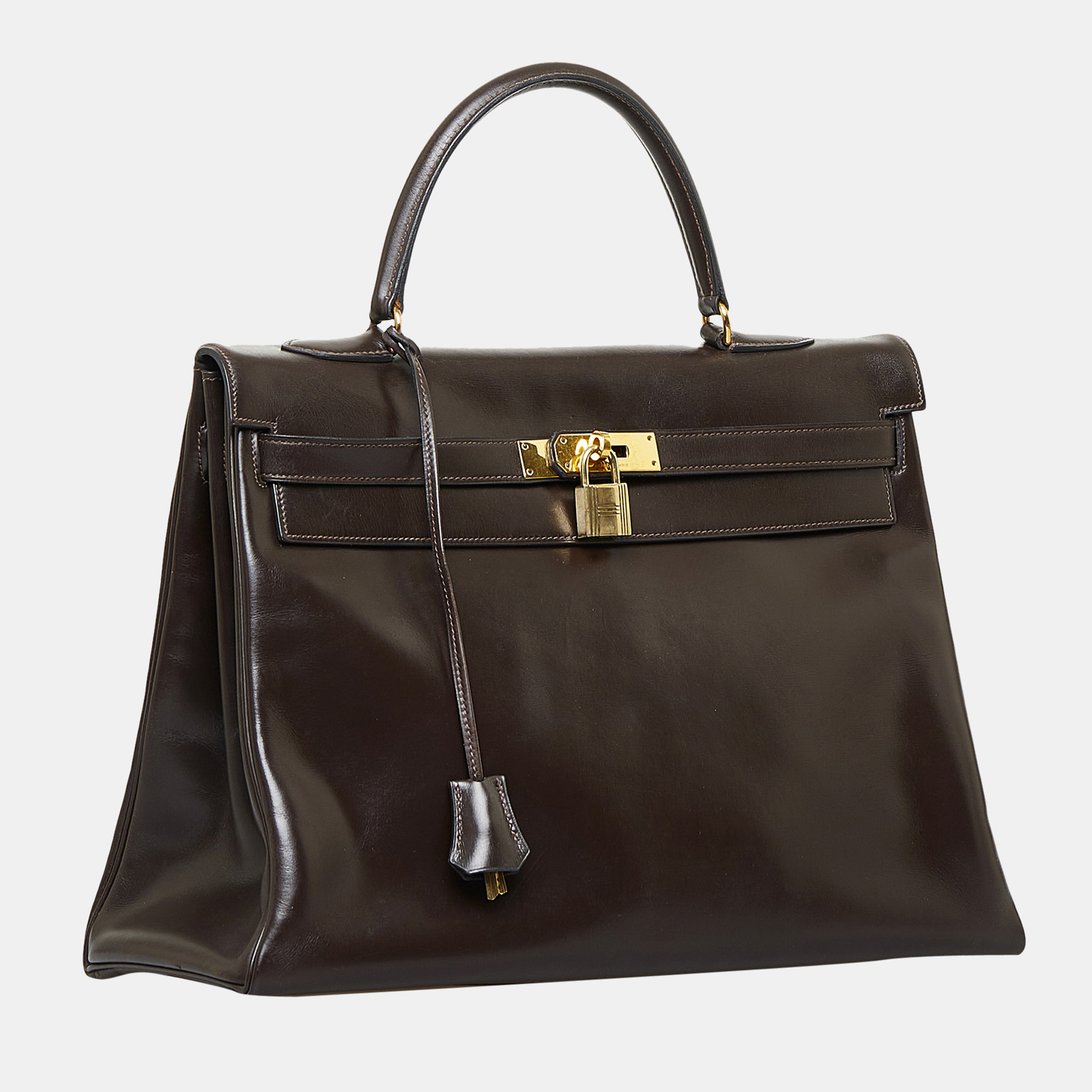 

Hermes Brown Box Calf Kelly 32