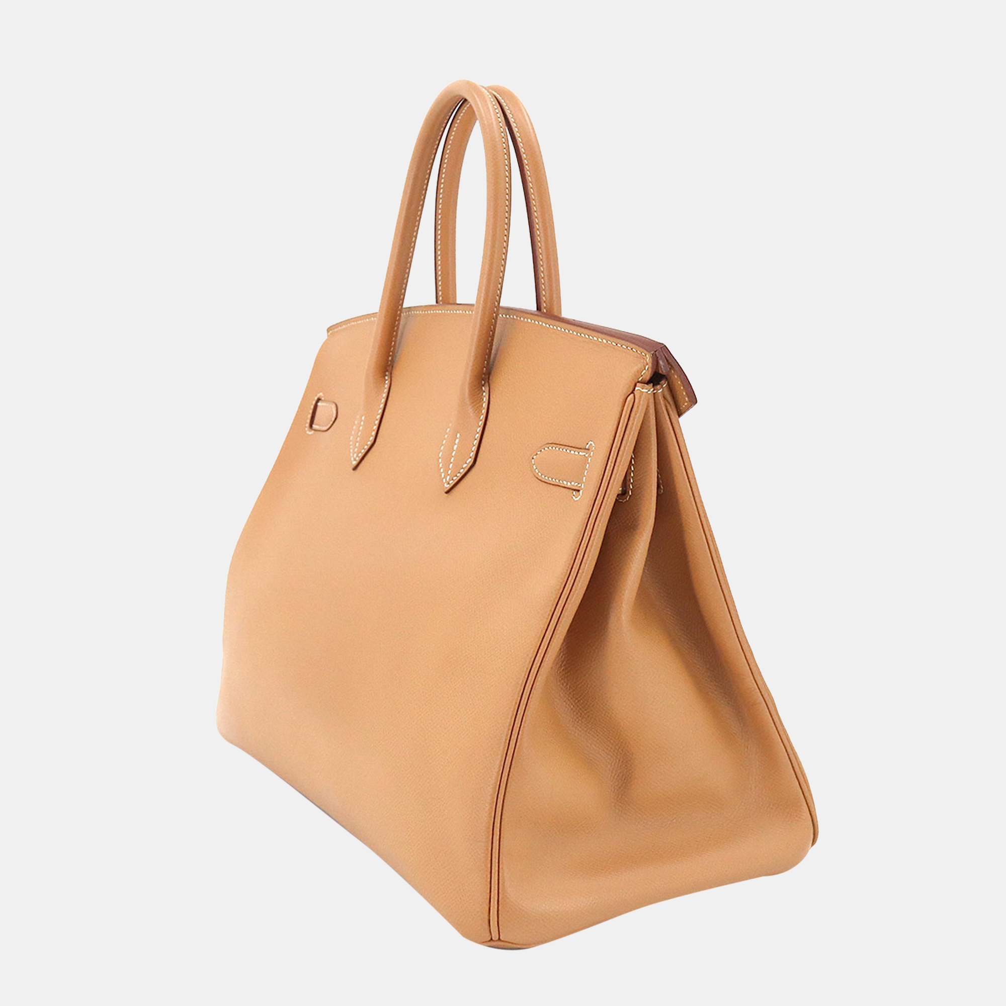 

Hermes Beige Epsom Leather Gold Hardware Birkin 35 Bag