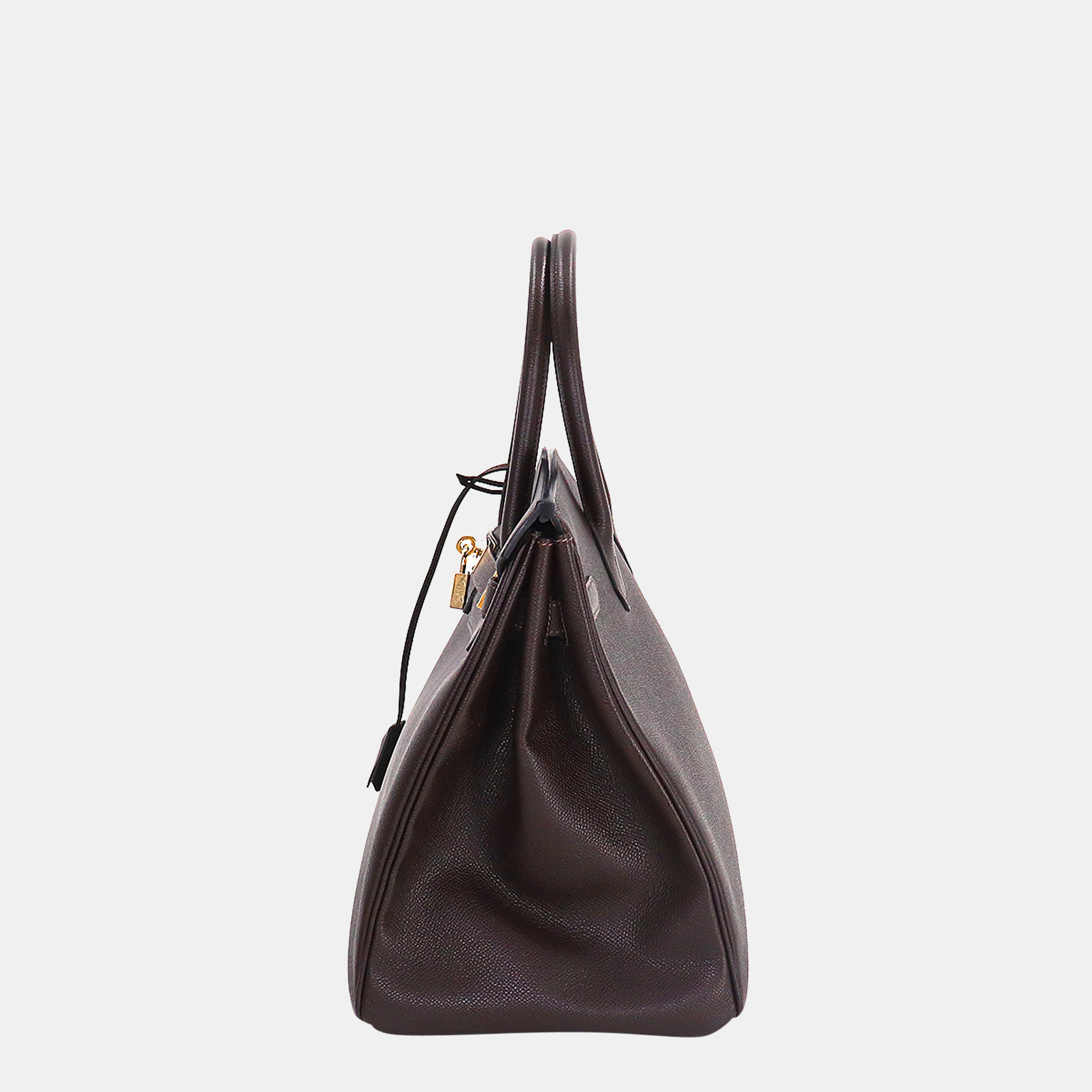 

Hermes Brown Epsom Leather Gold Hardware Birkin 35 Bag