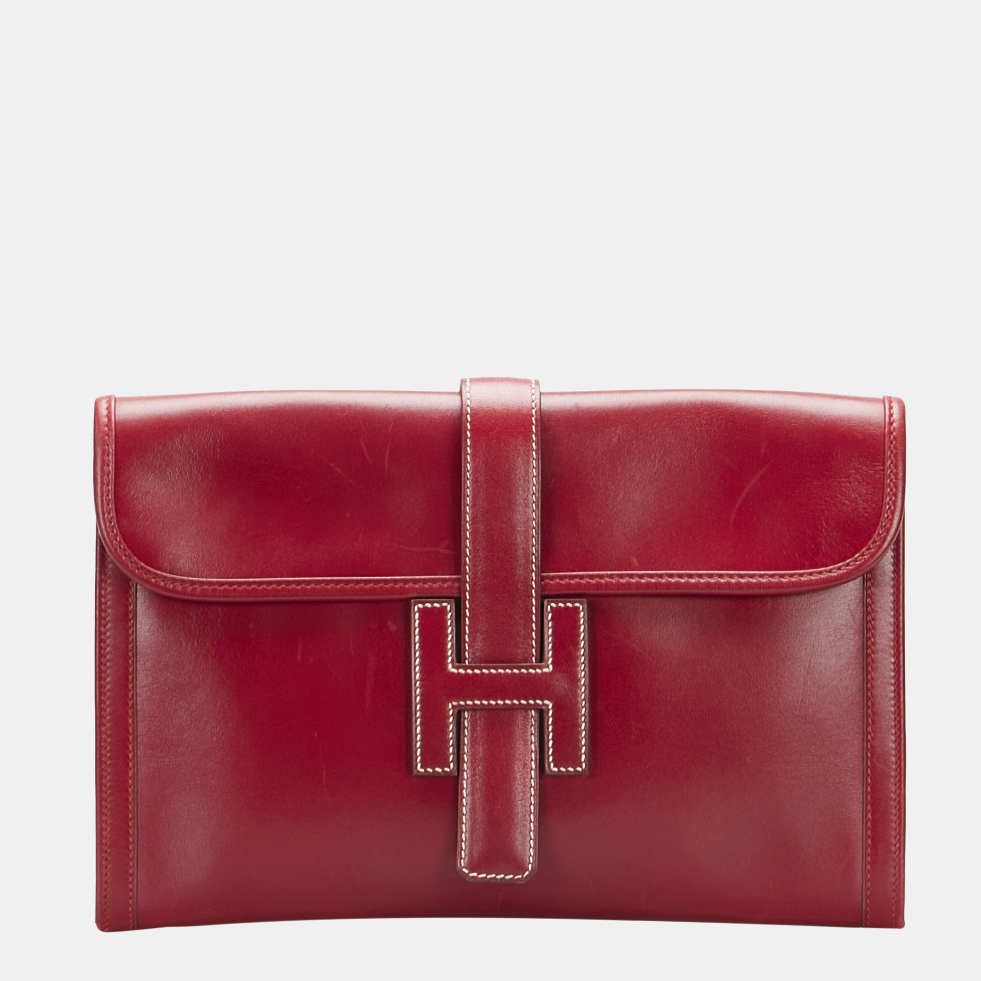 

Hermes Red Jige PM Clutch