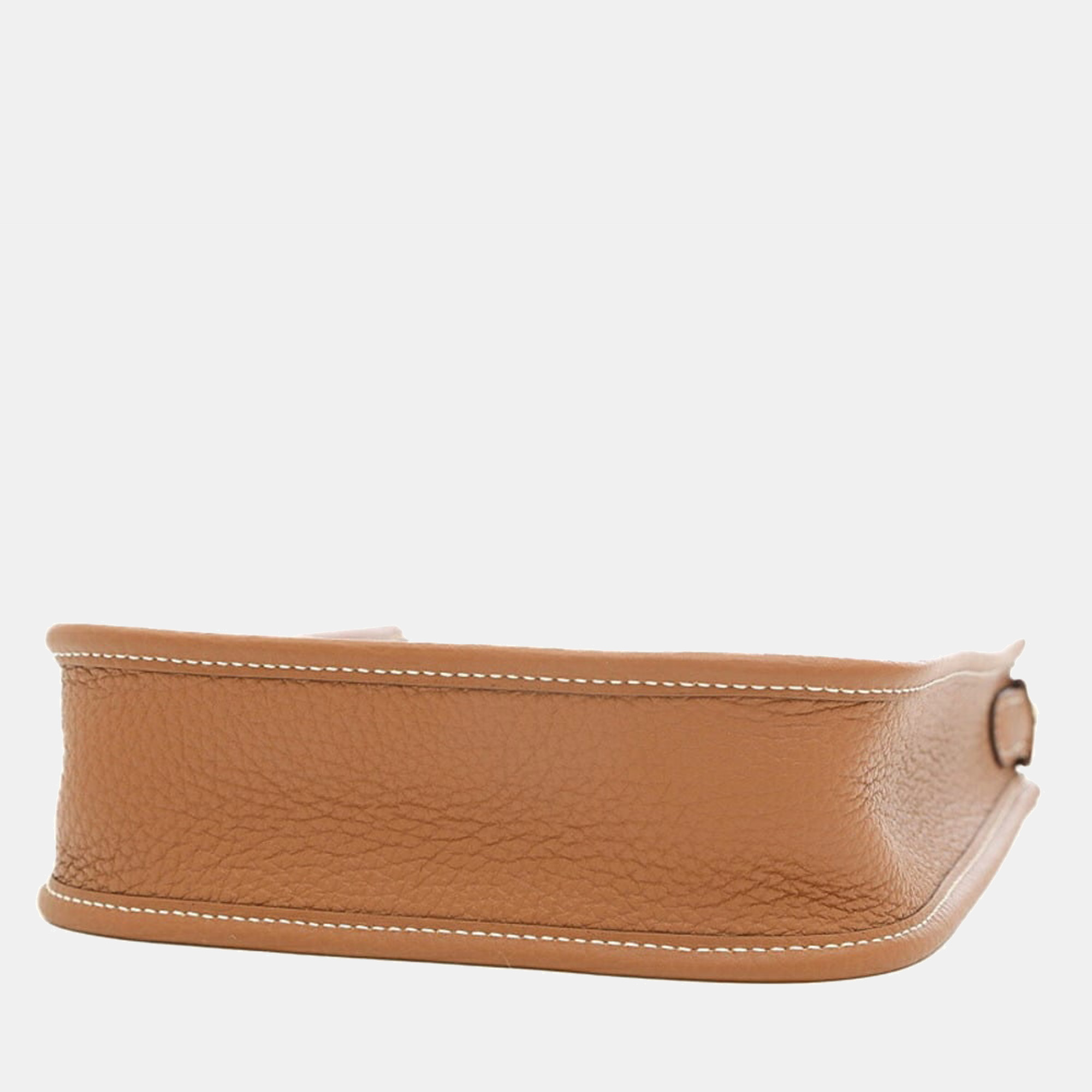 

Hermes Evelyn TPM Amazon Taurillon Shoulder Bag Gold Silver Hardware B Engraved 2023, Brown