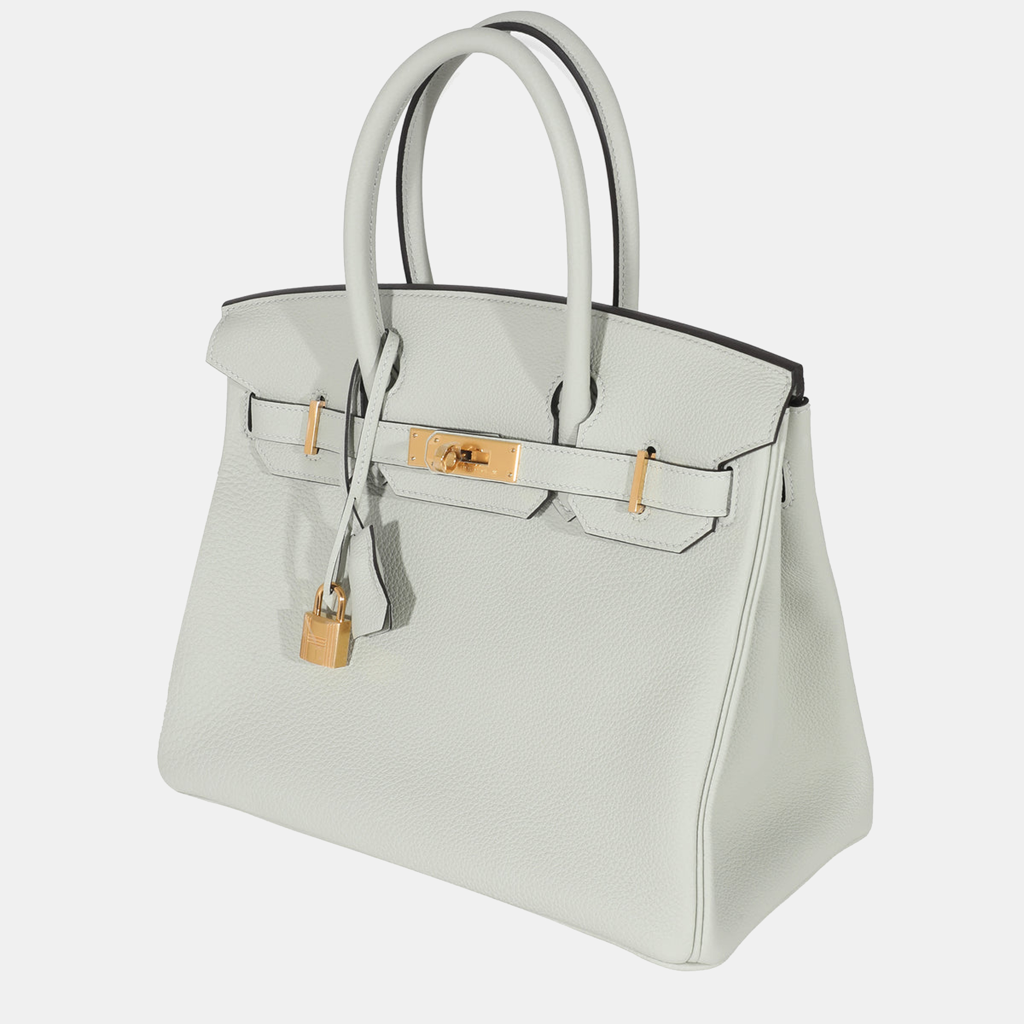 

Hermes Gris Neve Togo Birkin 30 GHW, Grey