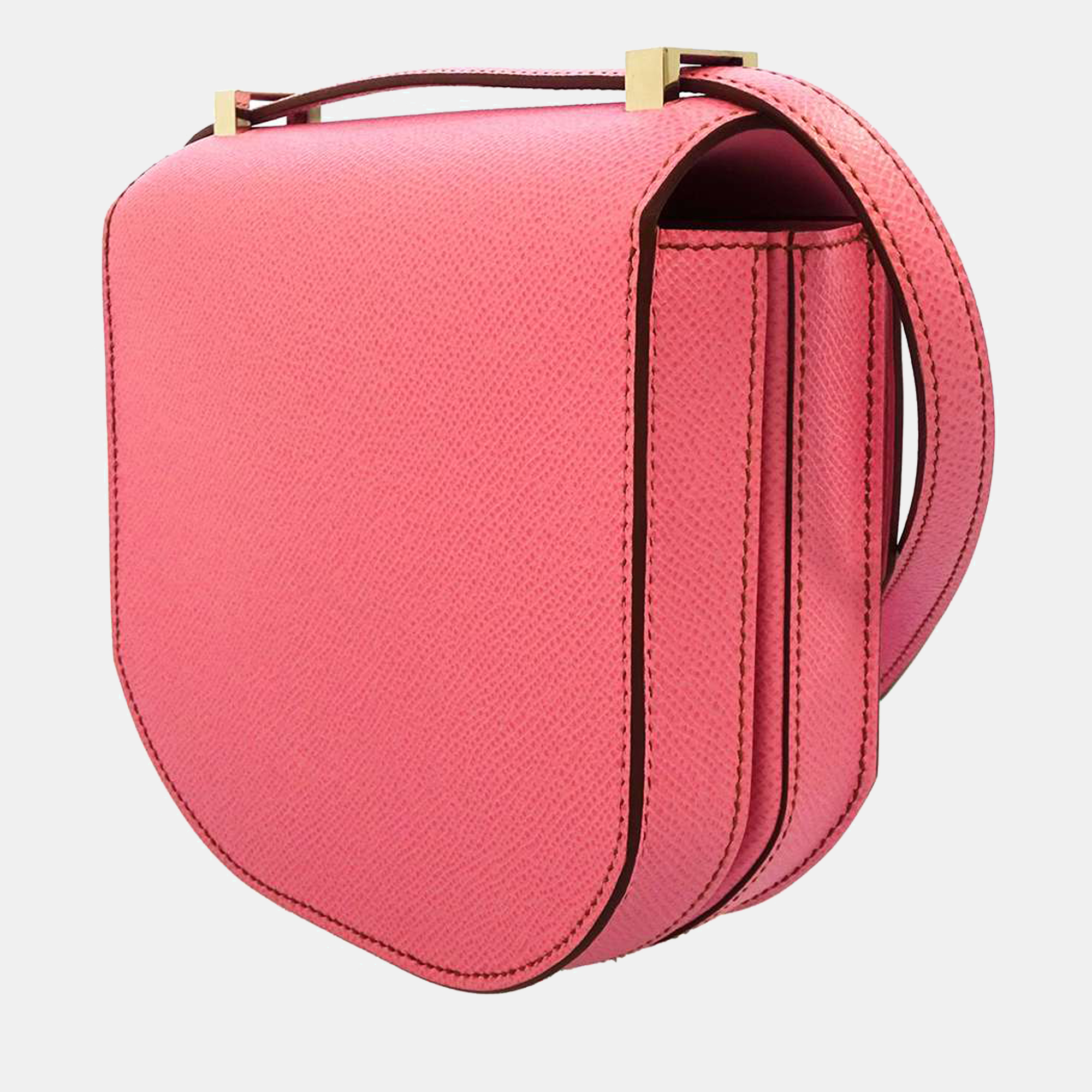 

Hermes Pink Epsom Leather Mosaique 24 Shoulder Bag