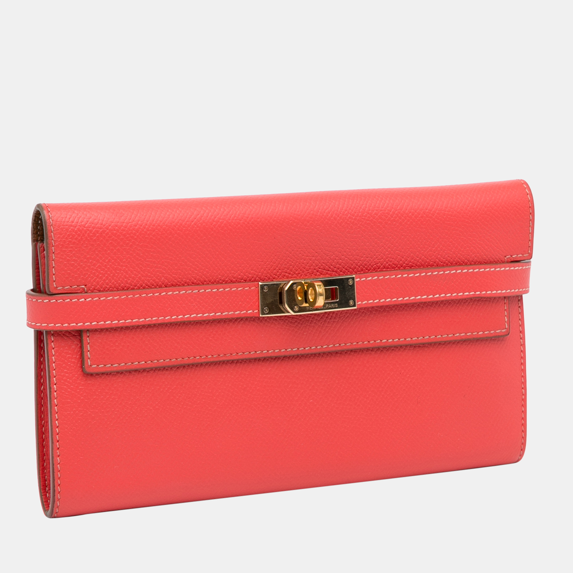 

Hermes Pink Epsom Kelly Classic Wallet