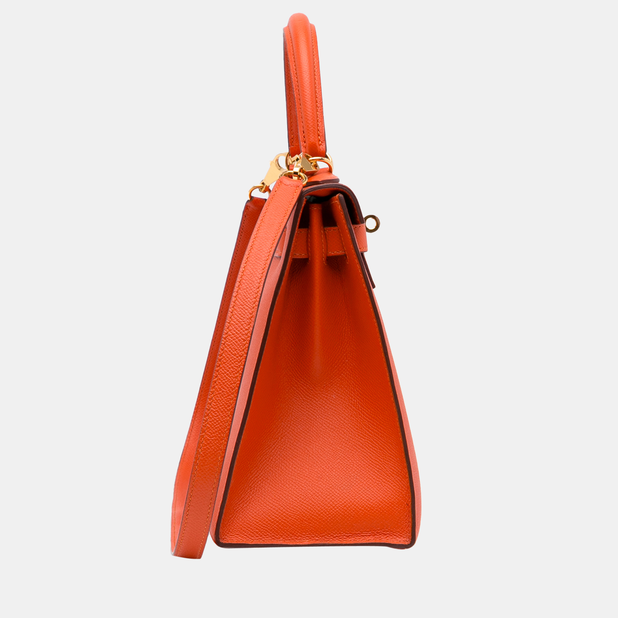 

Hermes Orange Clemence Kelly 28