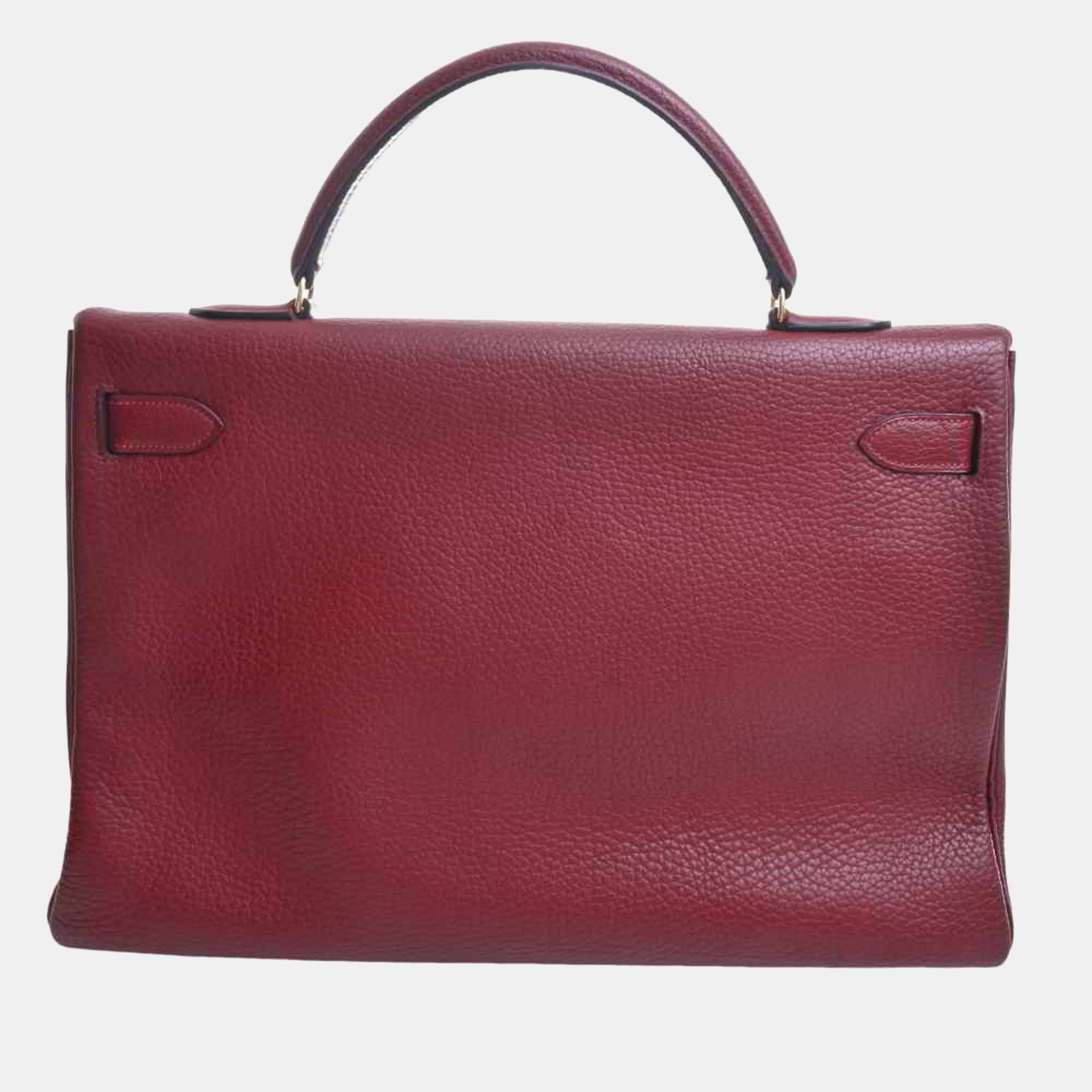

Hermes Fjord Kelly 40 Handbag - Bordeaux, Burgundy
