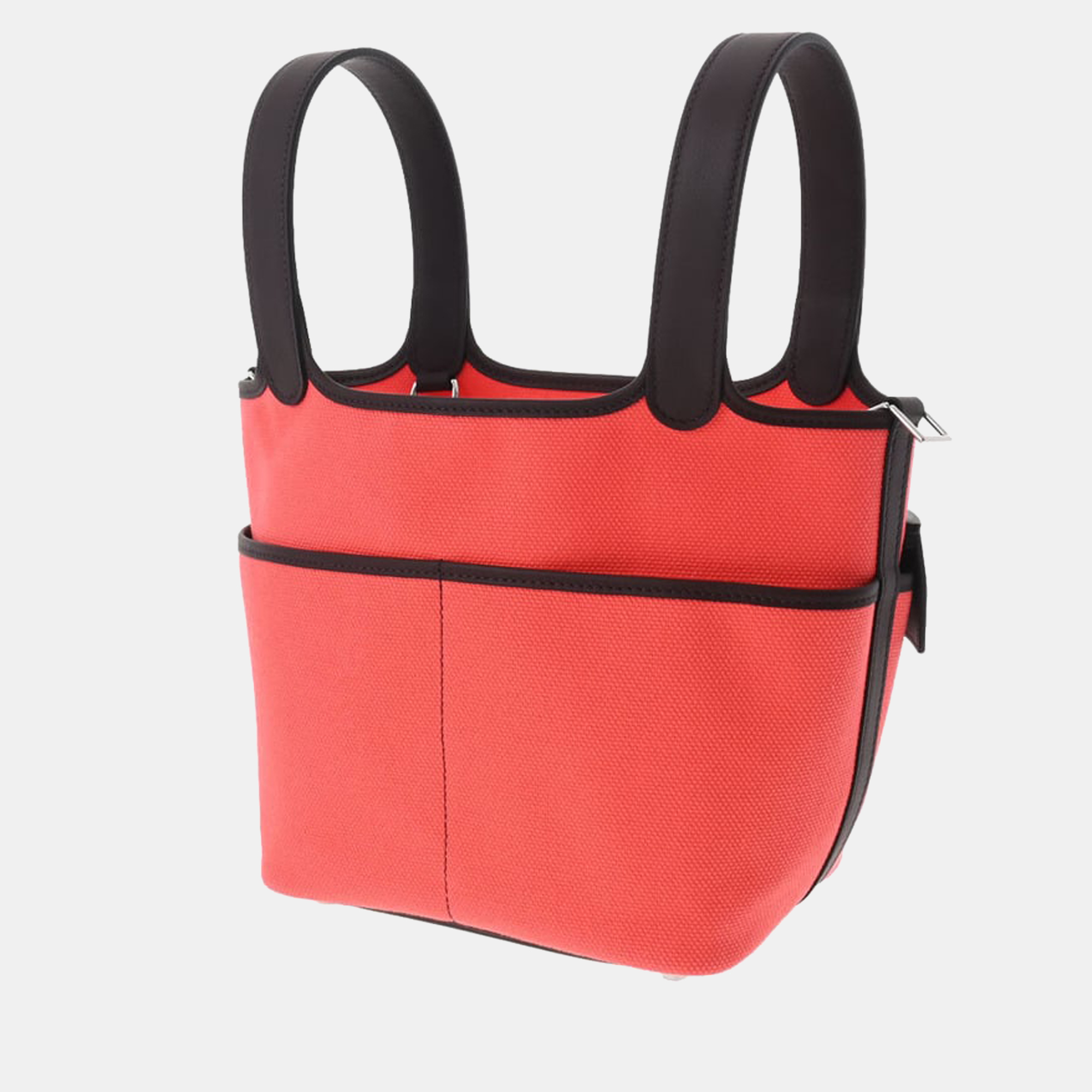 

Hermes Picotin Lock PM Cargo Rose Texas Rouge Serie U Engraved (around 2022) Women's Canvas Swift Handbag, Pink