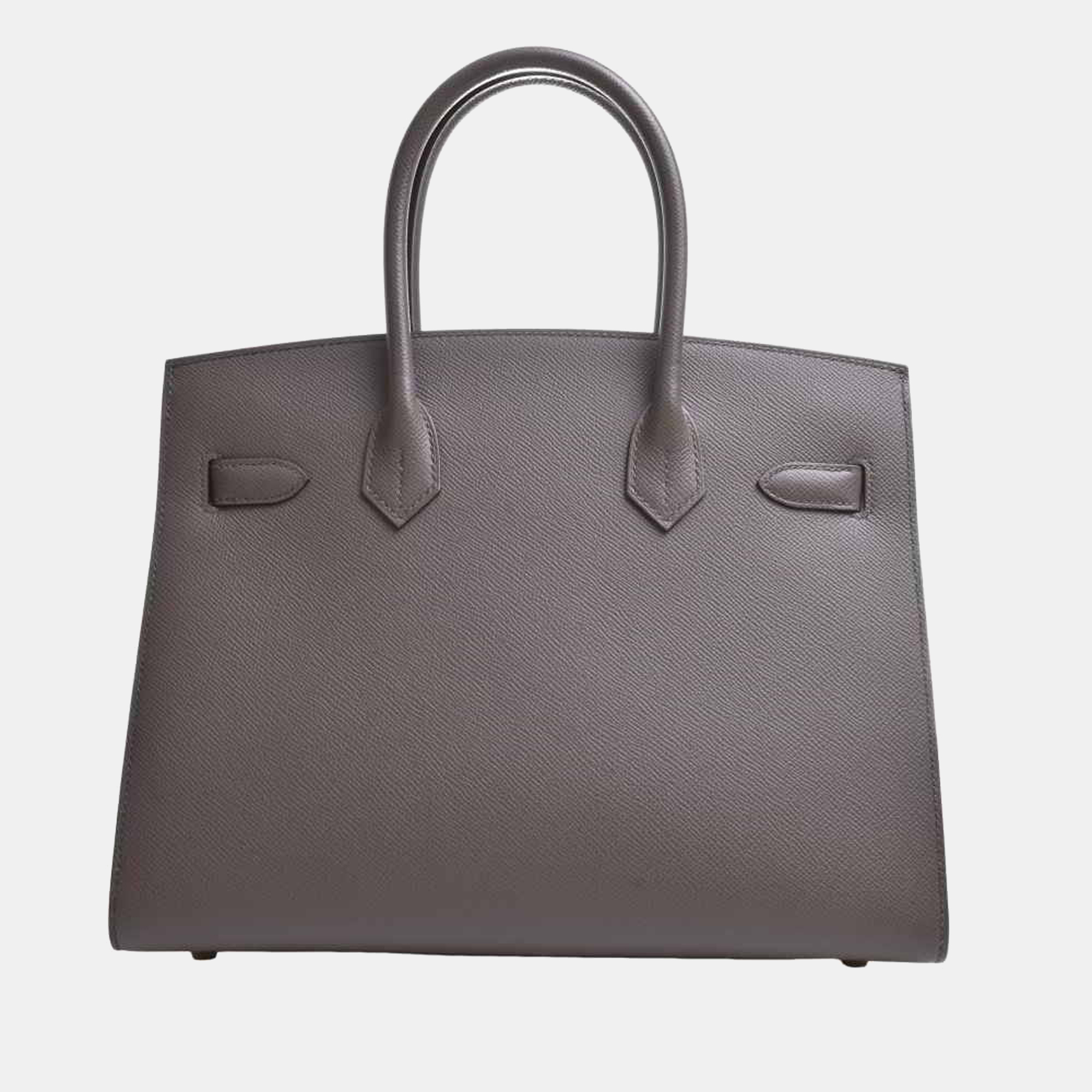 

Hermes Vaux Epsom Birkin 30 Handbag Gray, Grey