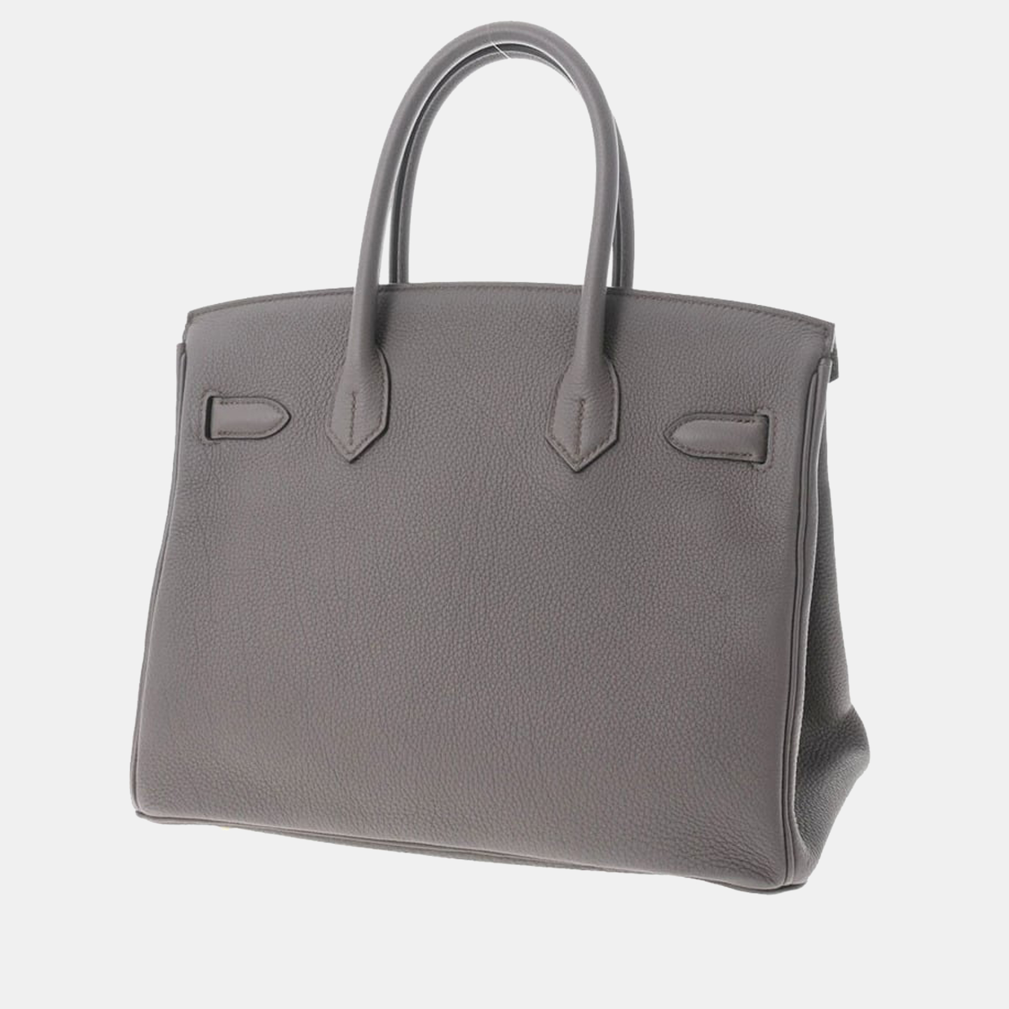 

Hermes Birkin 30 ethane A stamped (around 2017) ladies Togo handbag, Grey