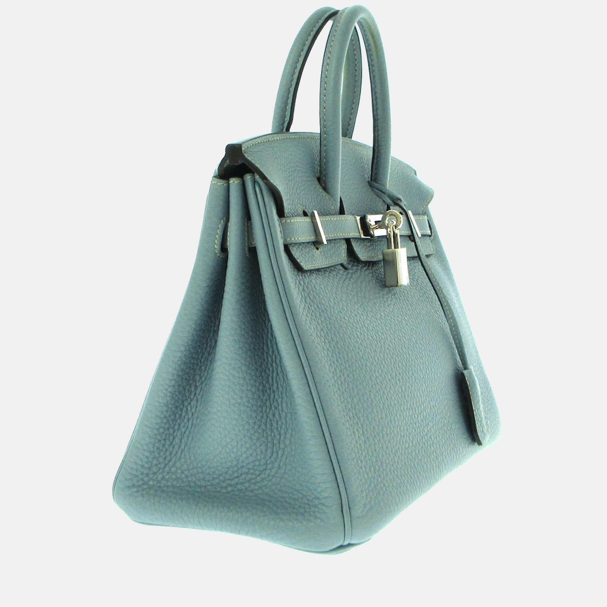 

Hermes Blue Togo Leather Palladium Hardware Birkin 25 Bag