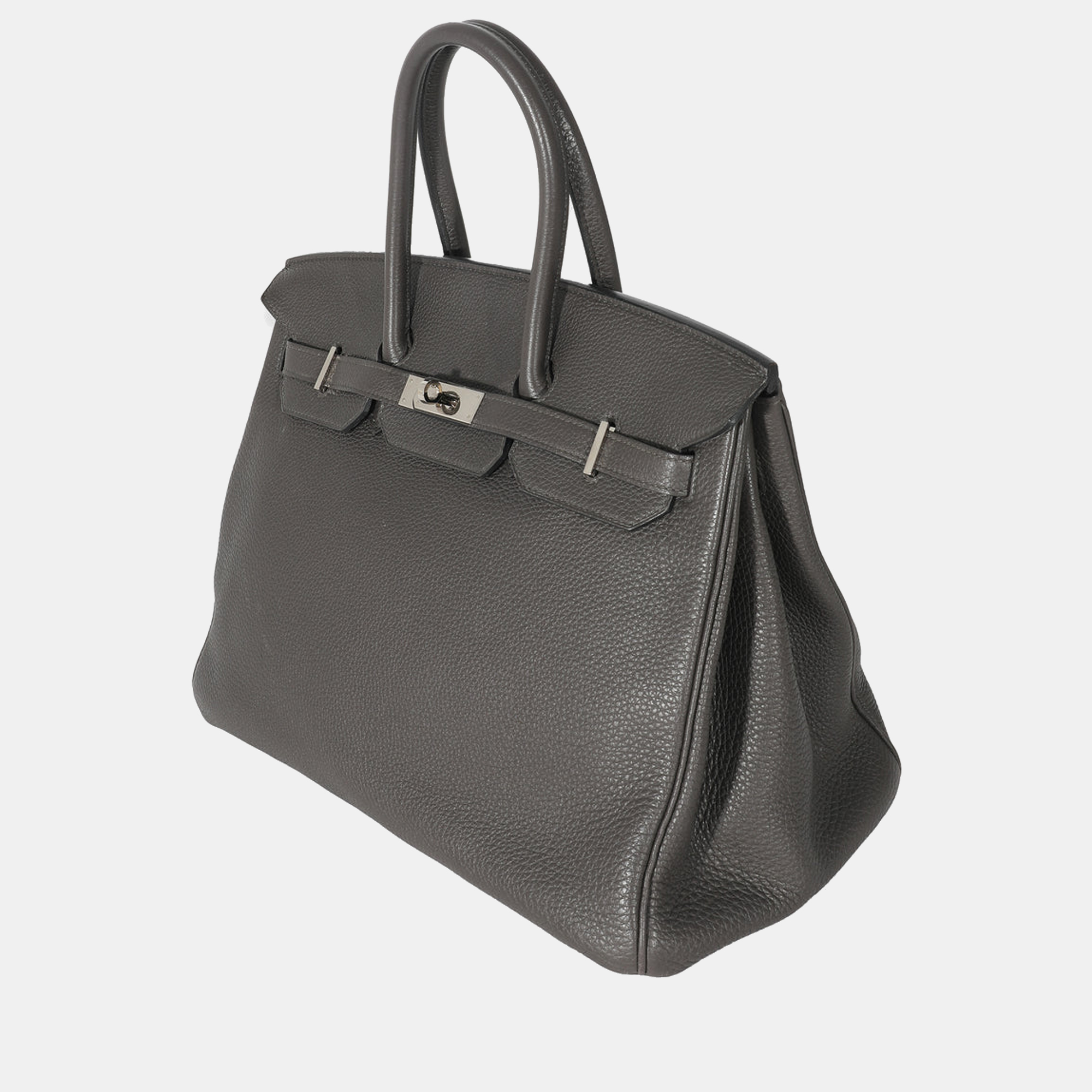 

Hermes Etain Clemence Birkin 35 PHW, Grey
