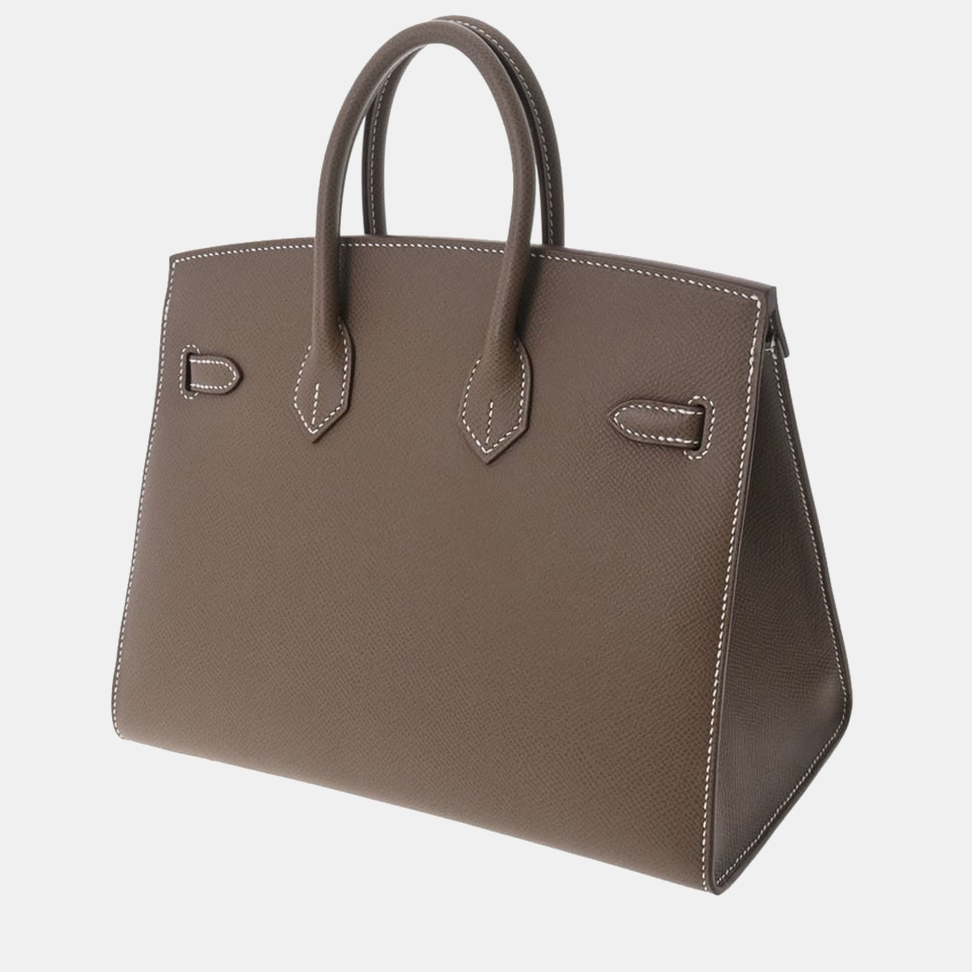 

Hermes Birkin 25 Serie Etoupe U Engraved (around 2022) Women's Vaux Epson Handbag, Grey