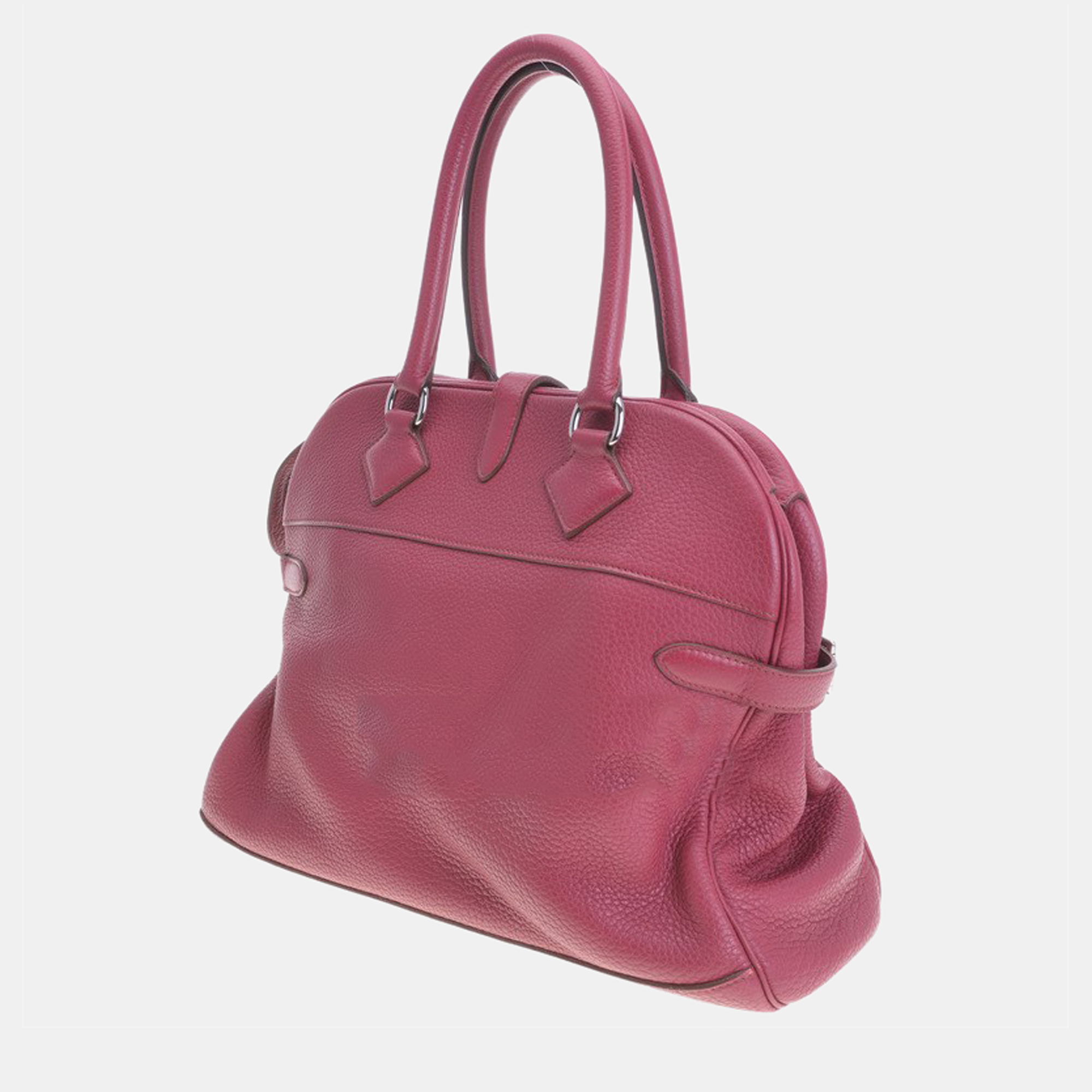 

Hermes Pink Clemence Atlas 35 Tote Bag
