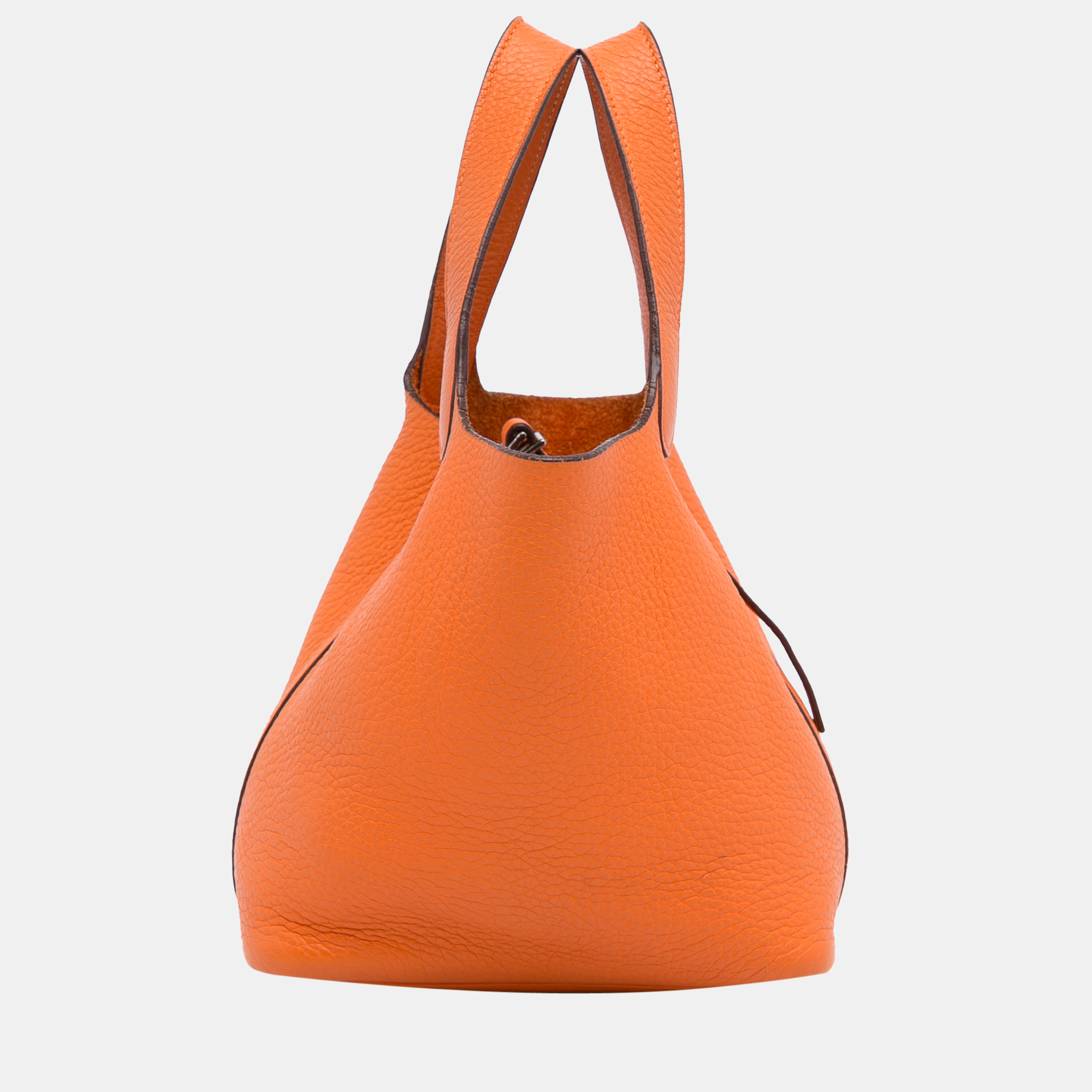 

Hermes Orange Clemence Picotin Lock 18