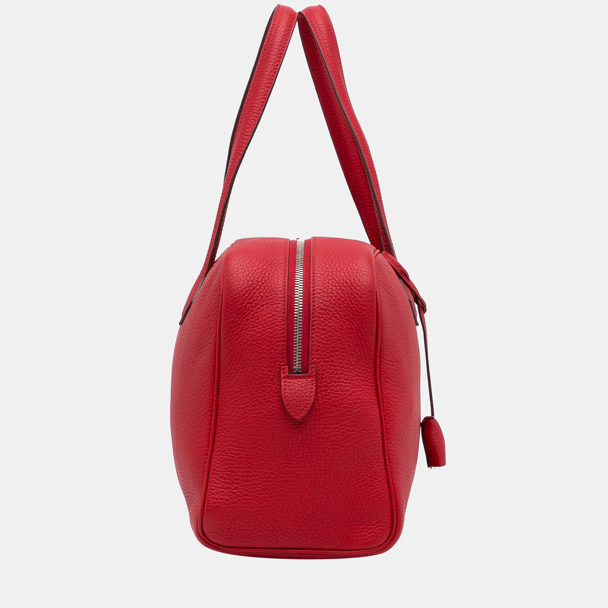 

Hermes Red Taurillon Clemence Victoria II 35