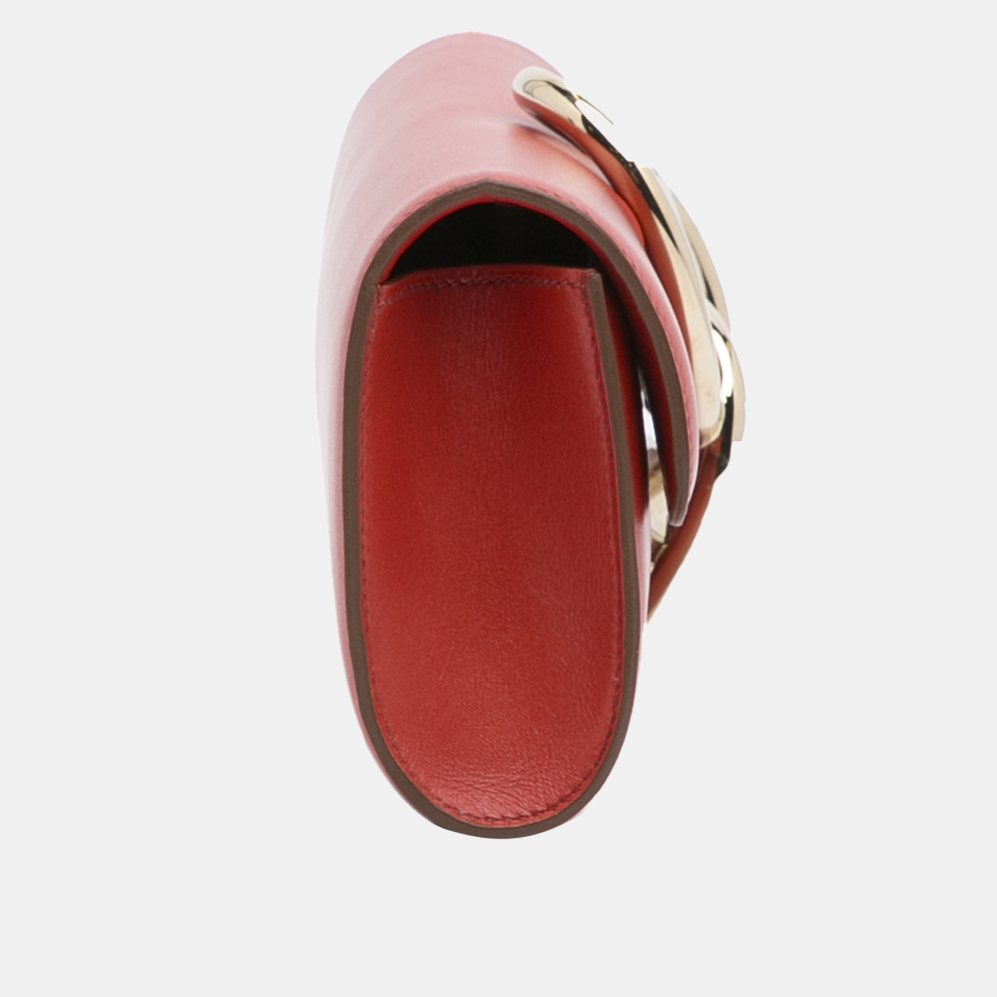 

Hermes Red Tadelakt Egee Clutch