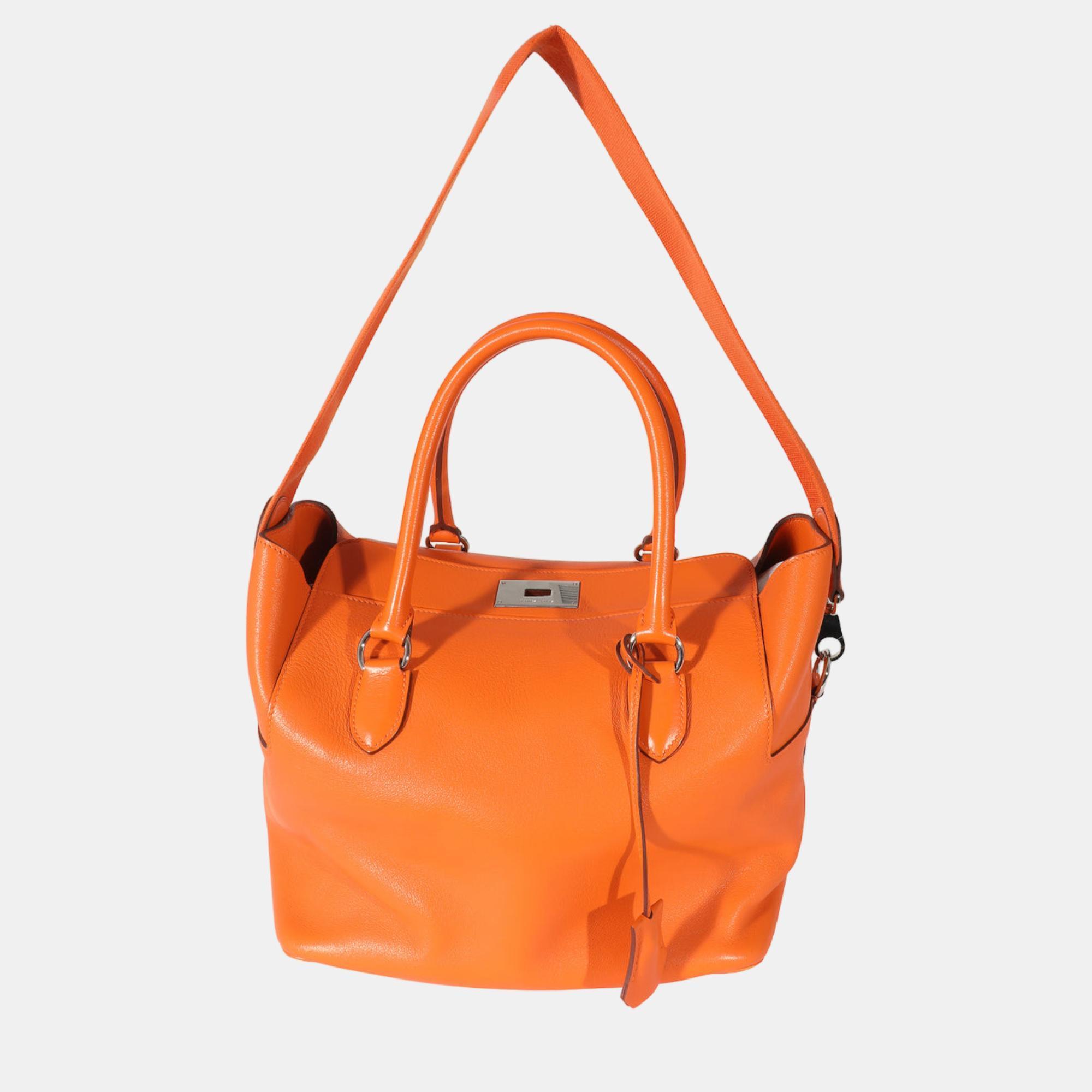 

Hermes Orange Swift Toolbox 26 PHW