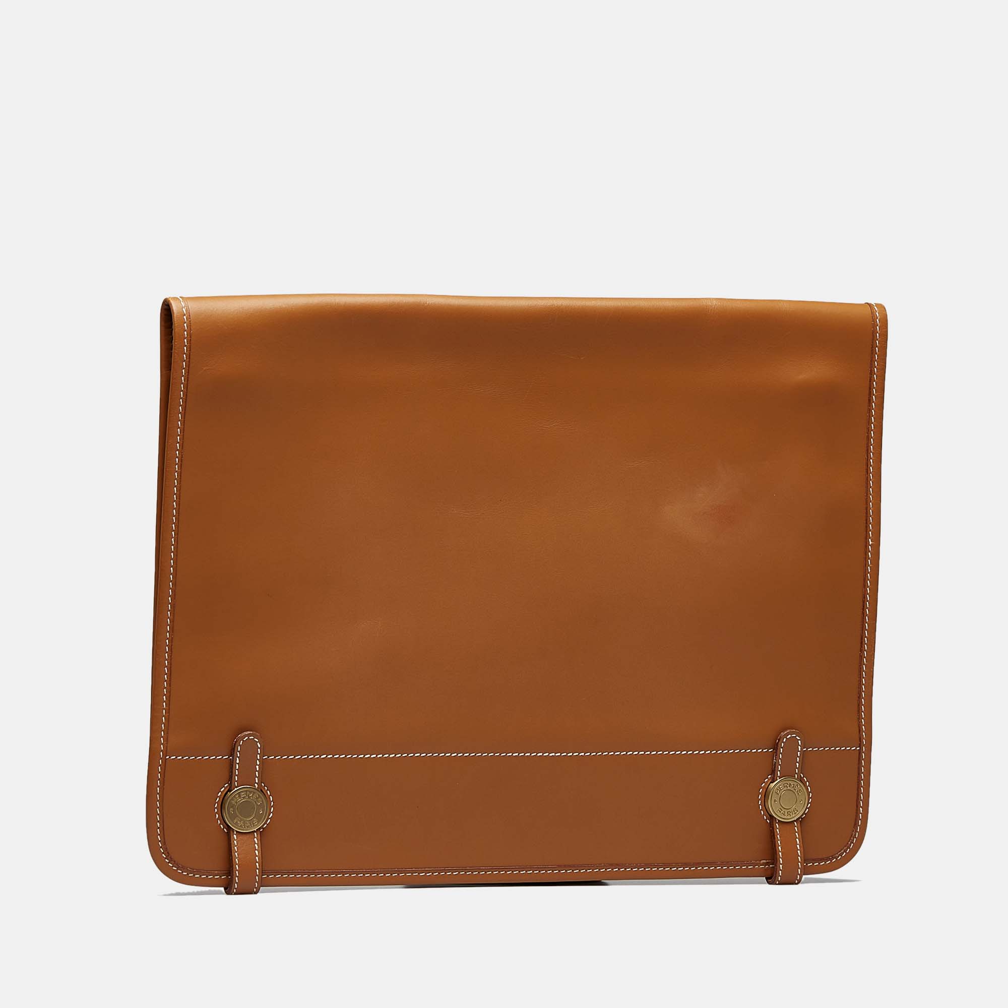 

Hermes Dogon Clutch Bag, Brown