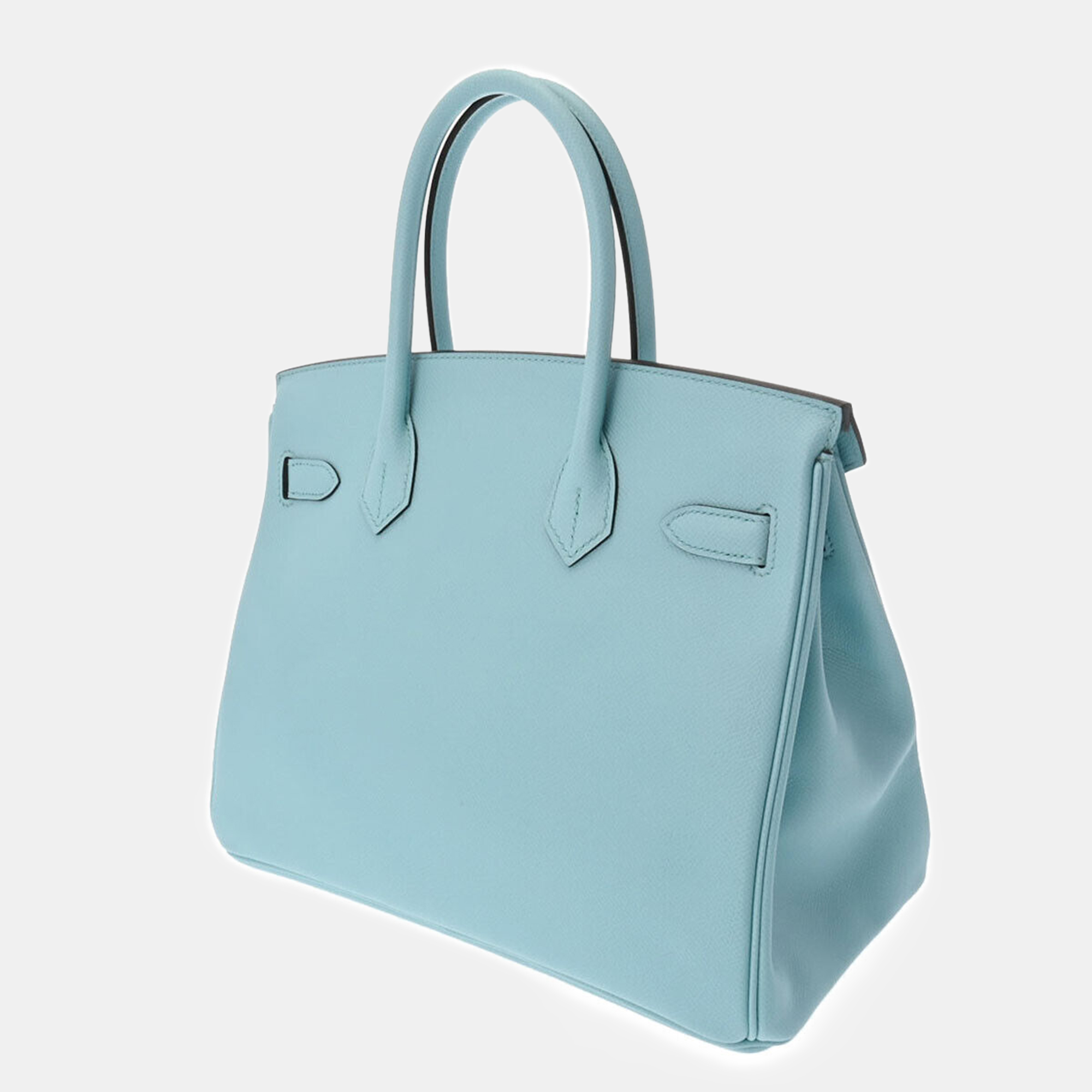 

Hermes Blue Epsom Leather Gold Hardware Birkin 30 Bag