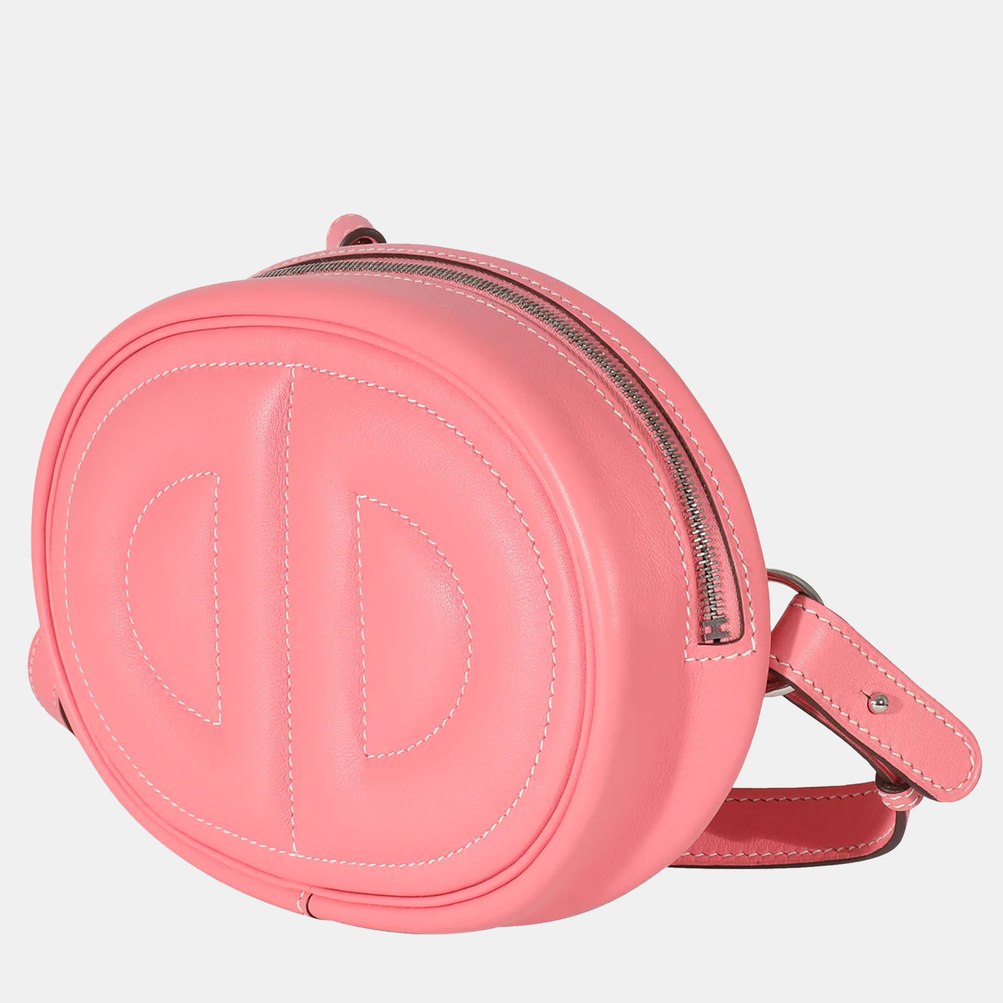 

Hermes Rose D'Ete Verso Swift In-The-Loop Belt Bag, Pink