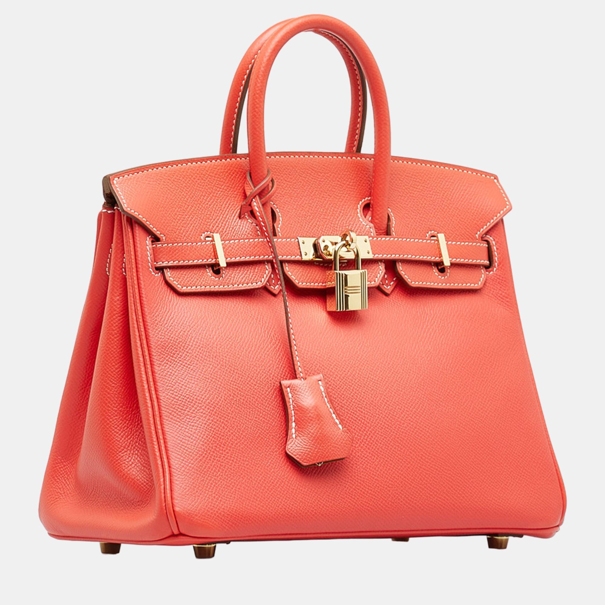 

Hermes Red 2012 Epsom Birkin Retourne 25