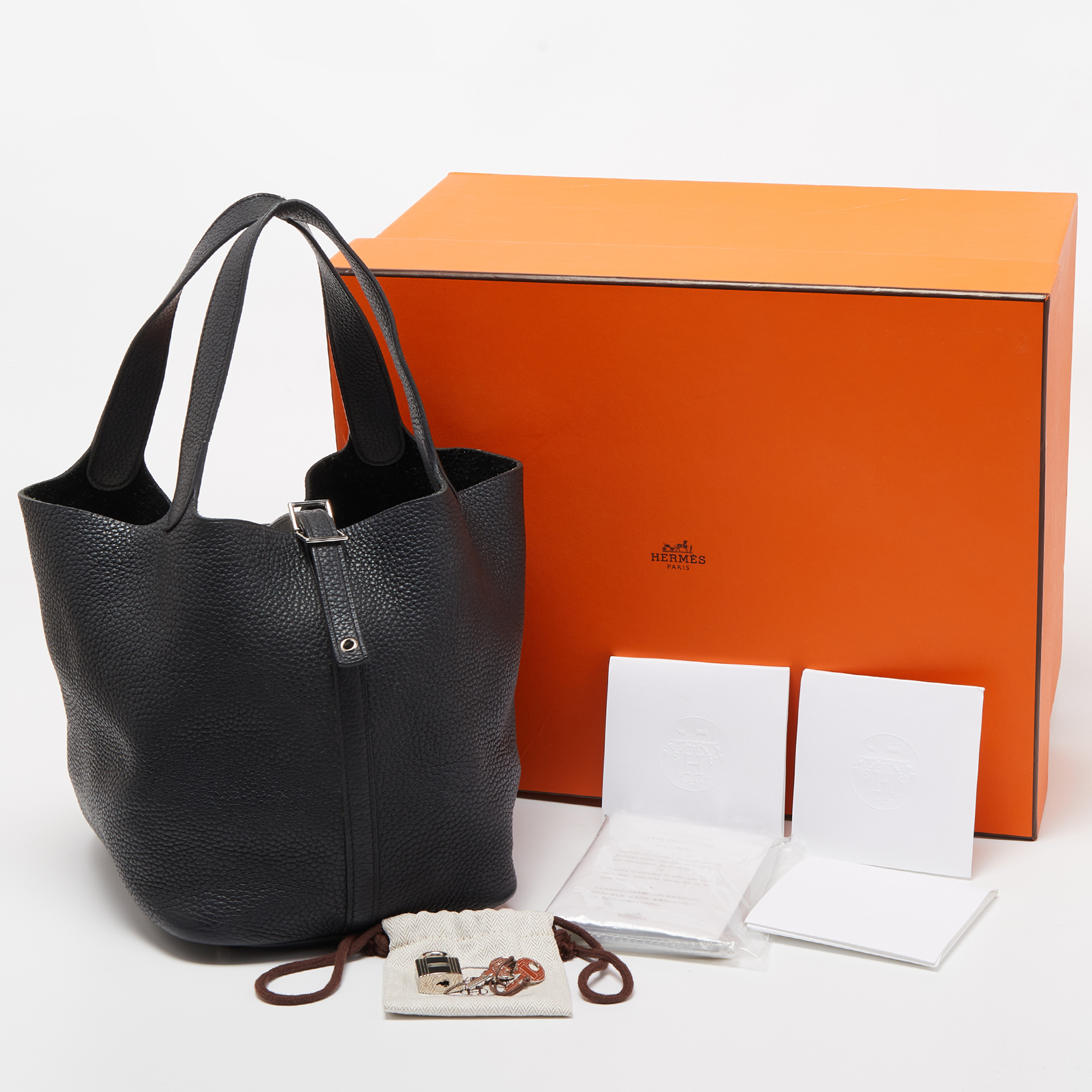 Hermes Noir Picotin Lock 22 Bag – The Closet