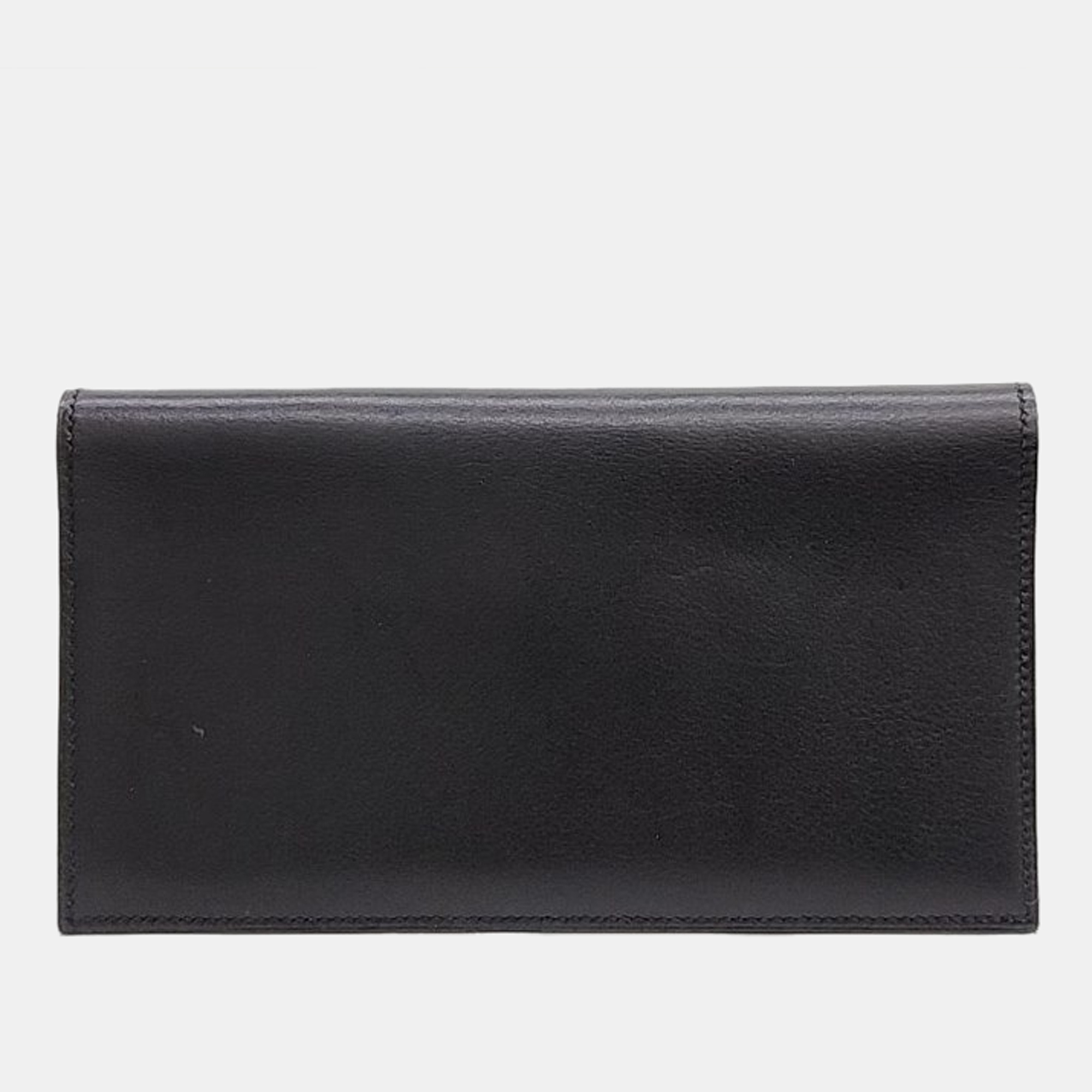 Pre owned Hermes Mc2 Fleming Wallet In Black ModeSens