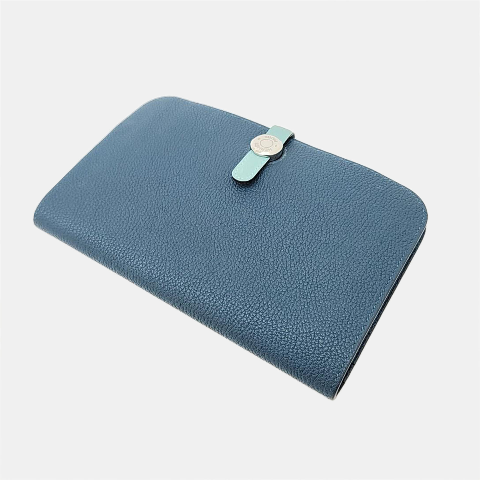 

Hermes Navy Blue Dogon Wallet