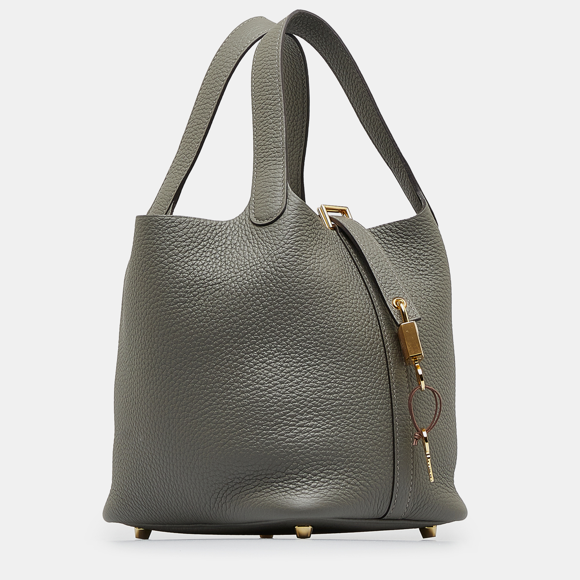 

Hermes Clemence Picotin Lock 18, Grey