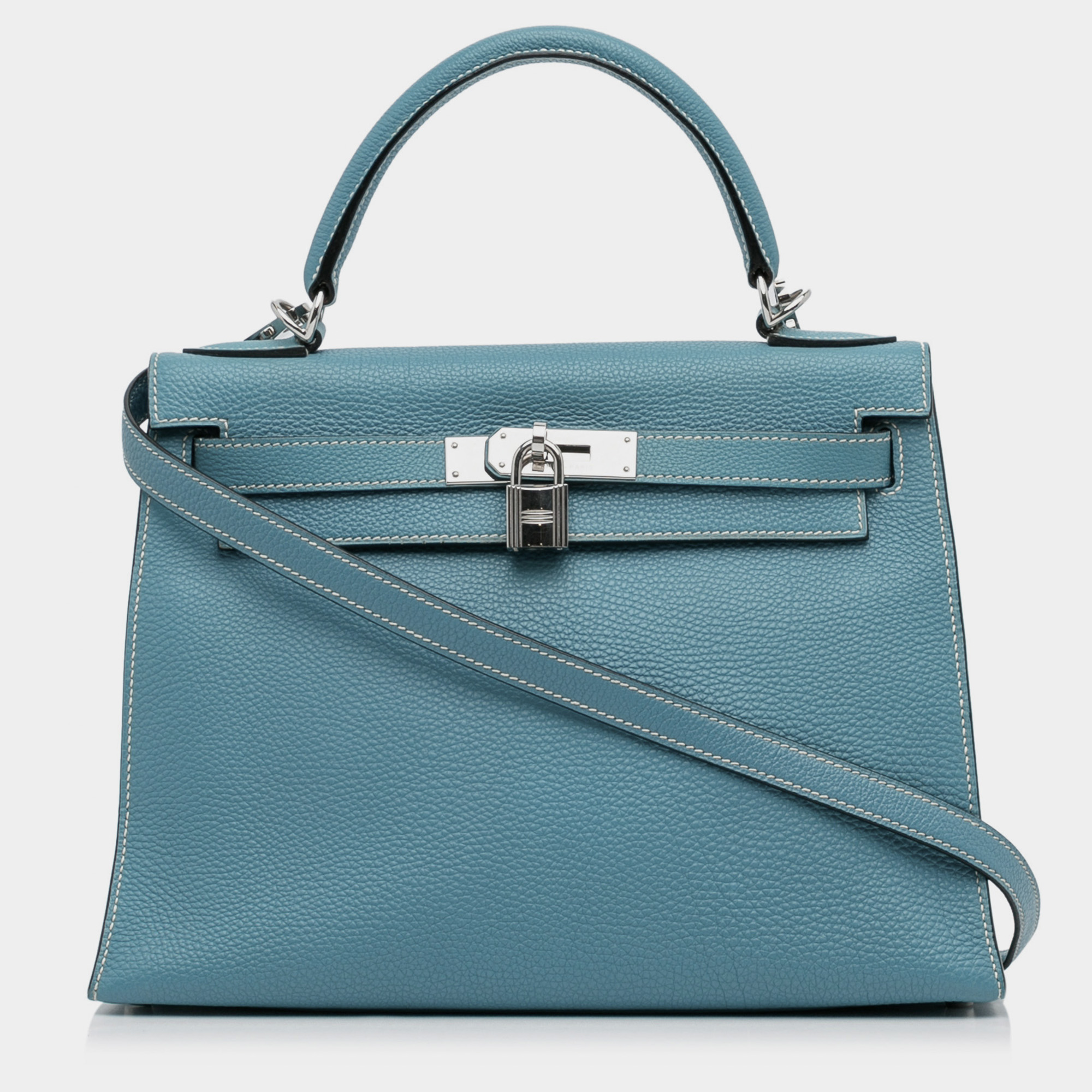 

Hermes 2004 Togo Kelly Sellier Mou 28, Blue