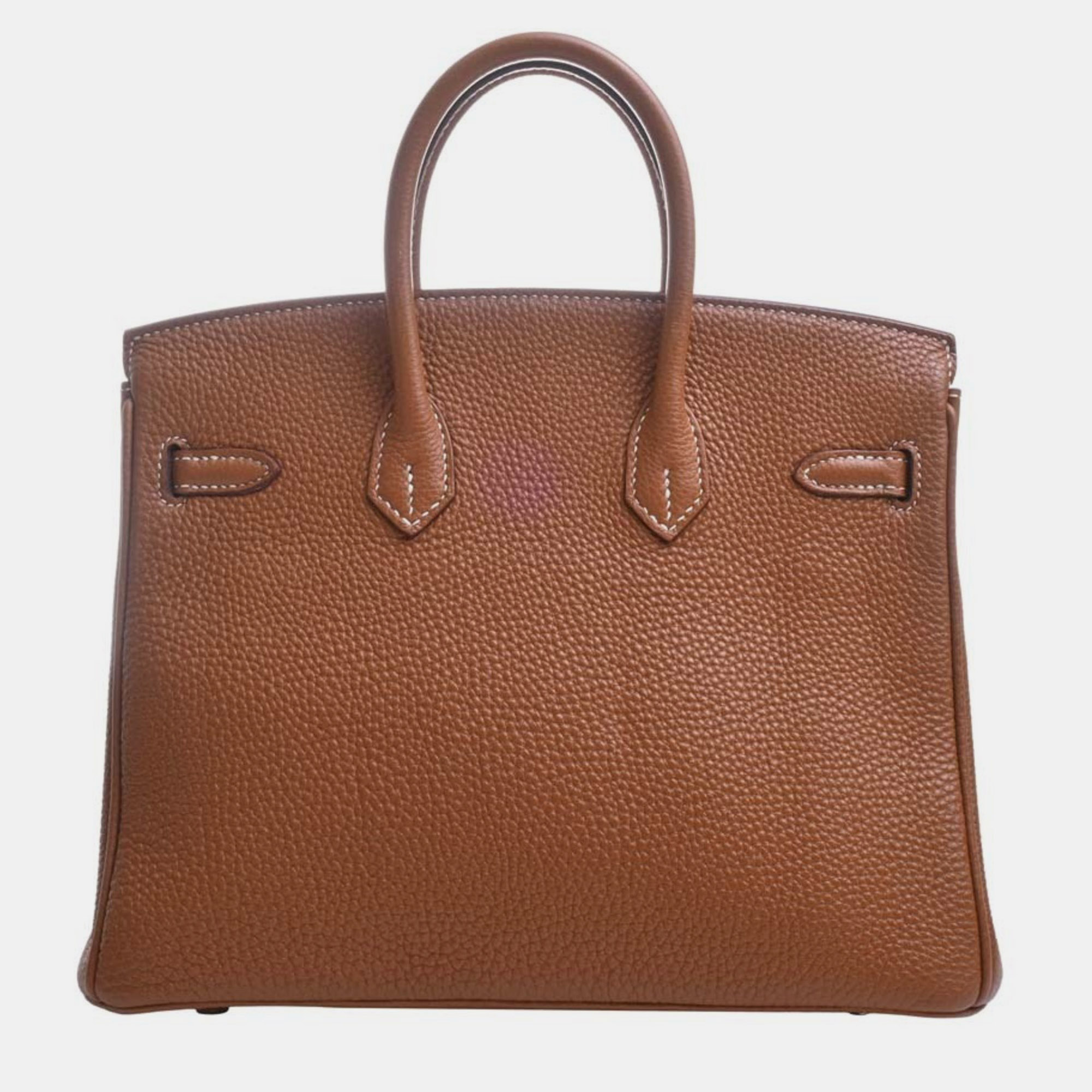 

HERMES Togo Birkin 25 Handbag Brown Ladies