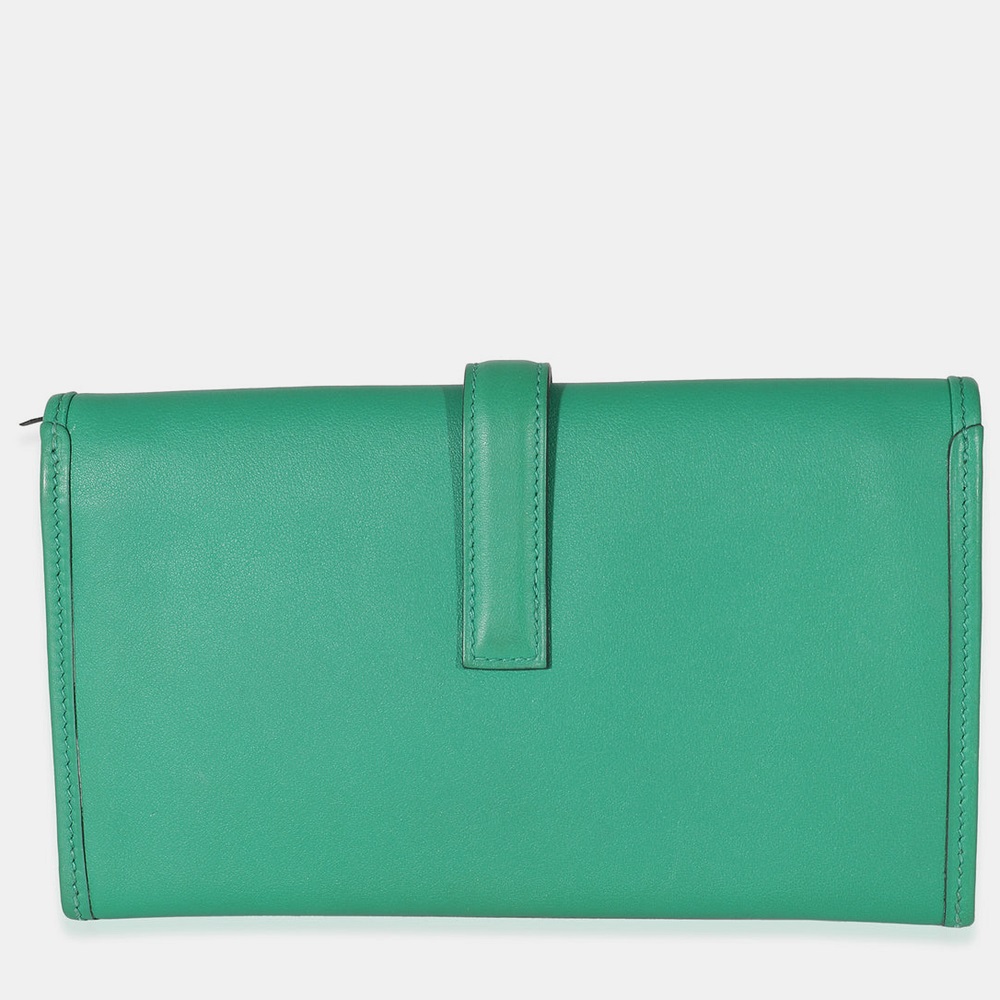 

Hermes Swift Vert Comics Jige Duo Wallet, Green