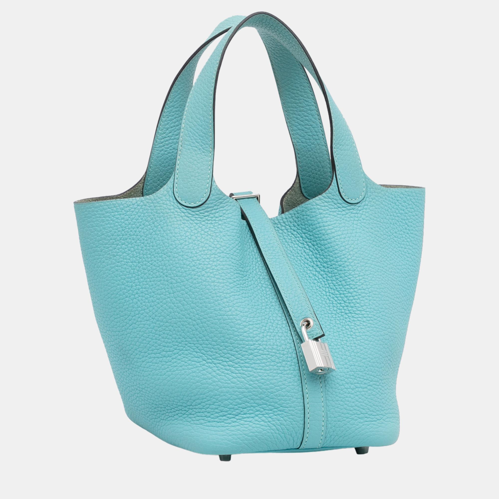 

Hermes Green Clemence Picotin 18