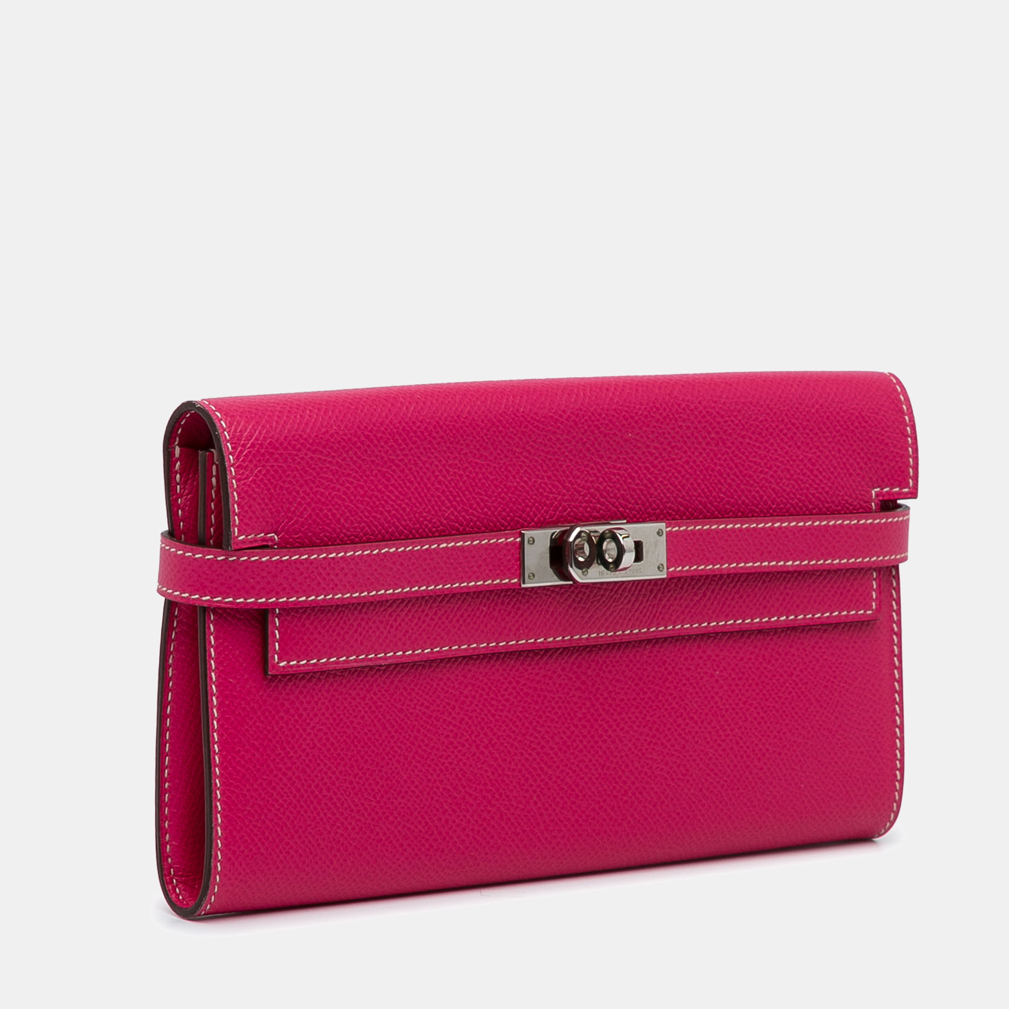 

Hermes Epsom Kelly Classic Wallet, Pink