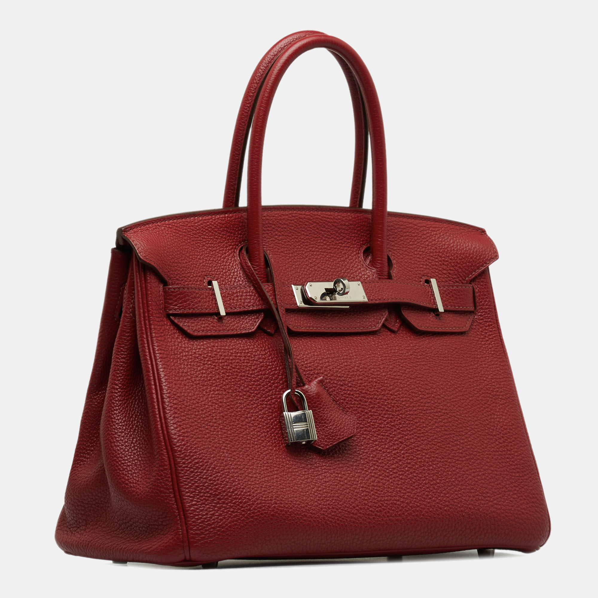

Hermes Red Togo Birkin 30
