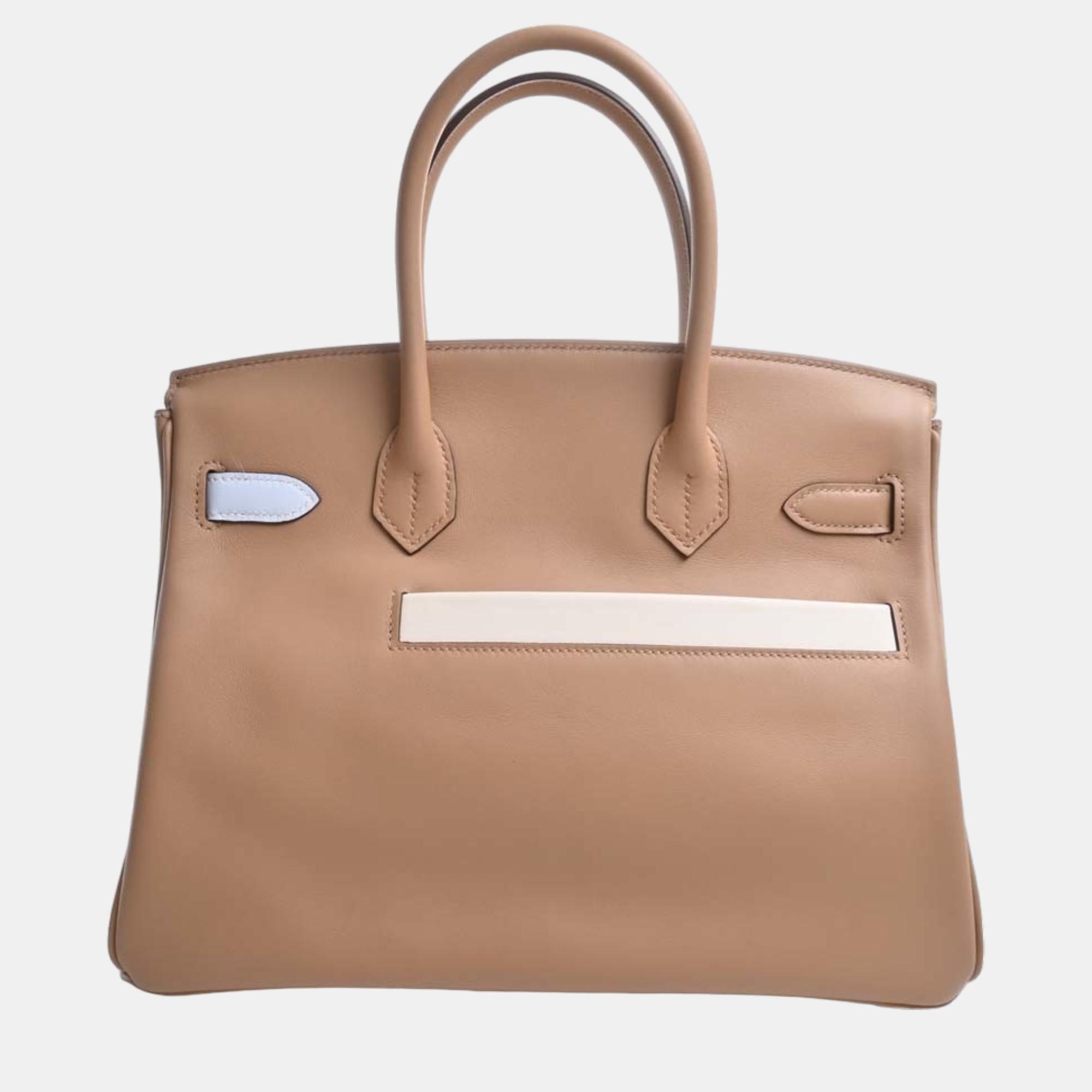 

Hermes Swift Birkin 30 Colormatic Handbag Beige Yellow Blue Purple Ladies, Multicolor