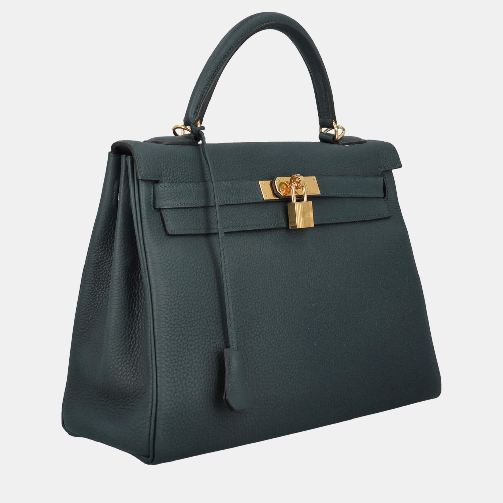 

HermÃ¨s Women's Leather Handbag - Green