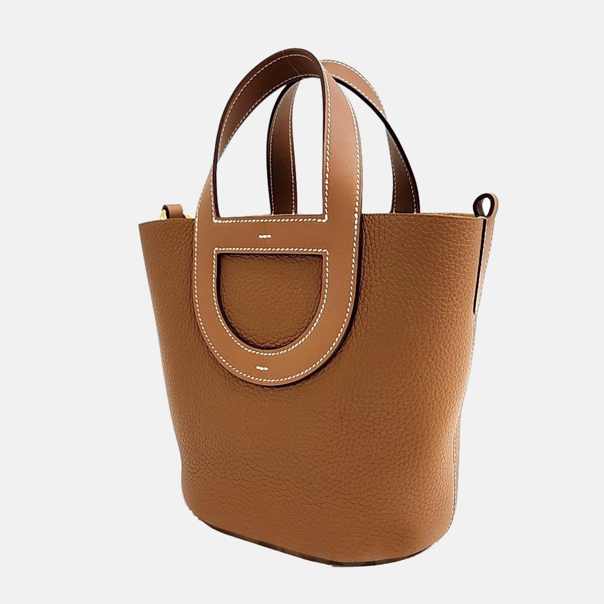 

Hermes Leather Brown In The Loop 18 Bag