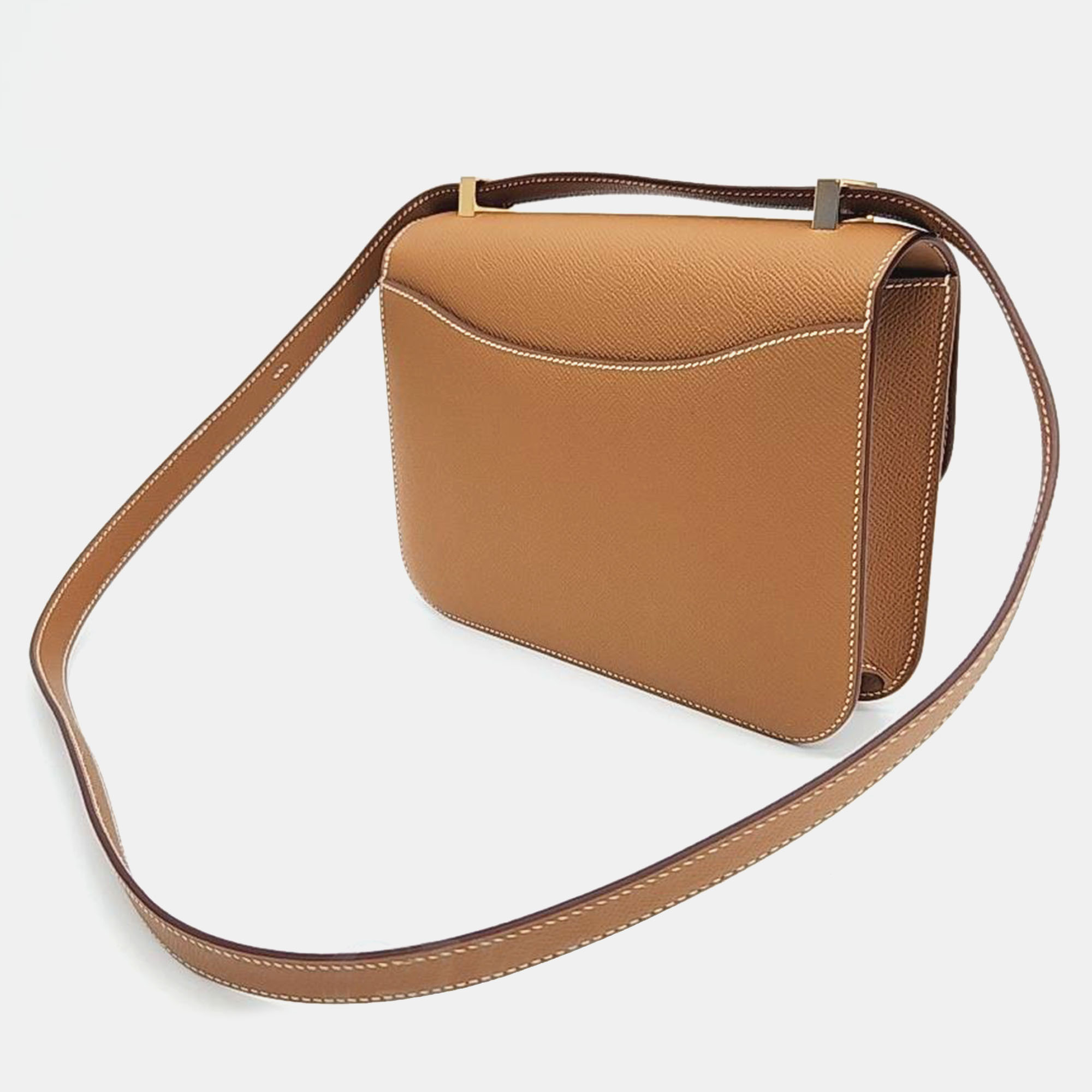 

Hermes Leather Gold Constance 24 Bag