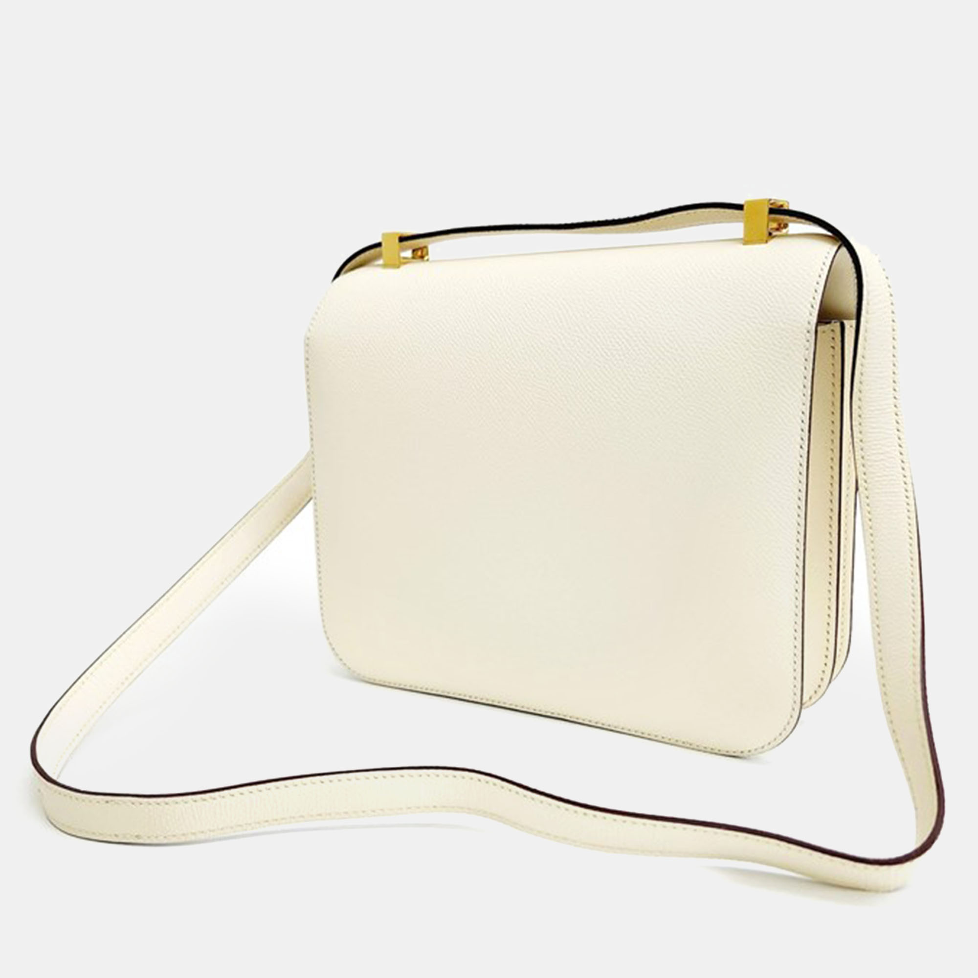 

Hermes Leather White Constance 24 Bag