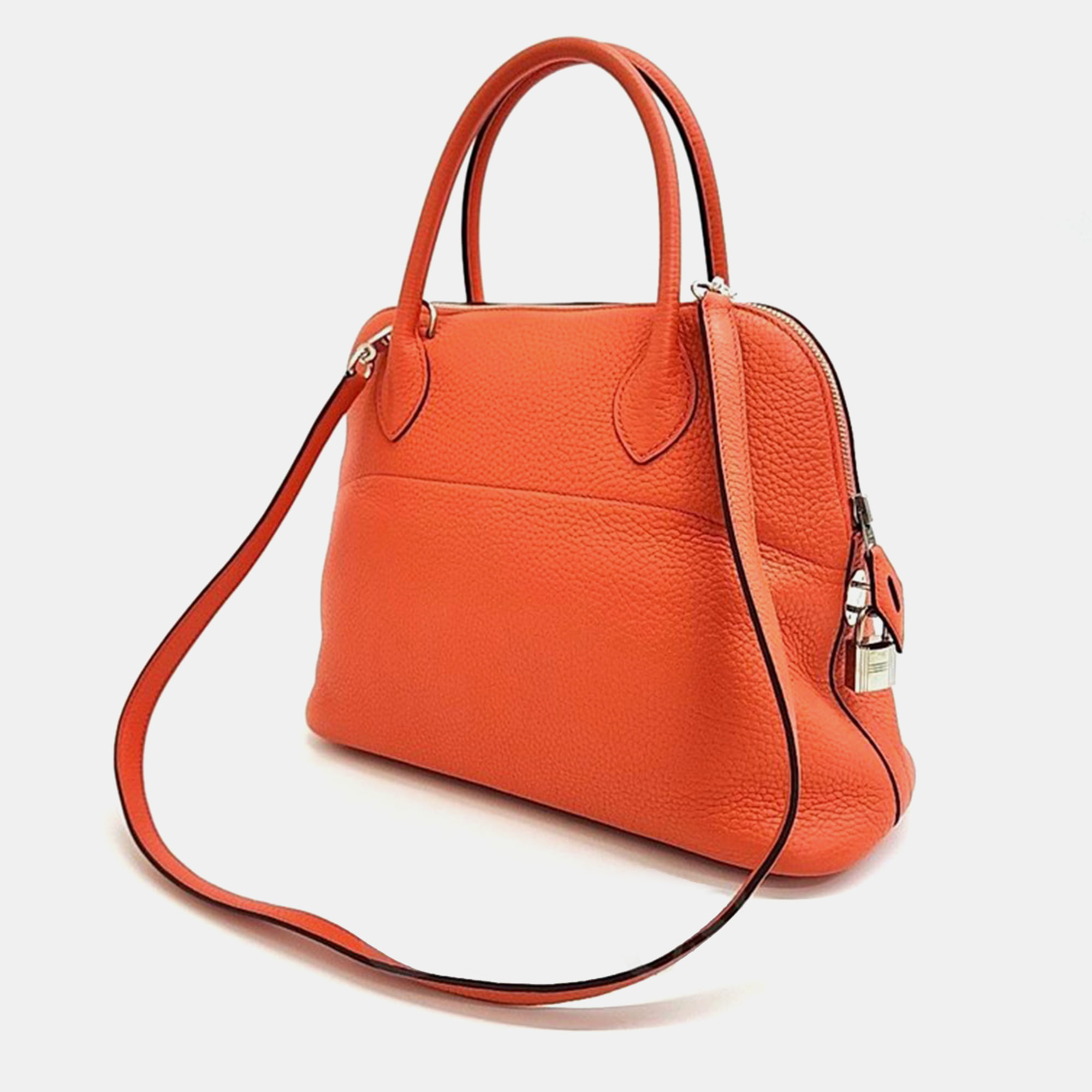 

Hermes Leather Red Bolide 31 Bag