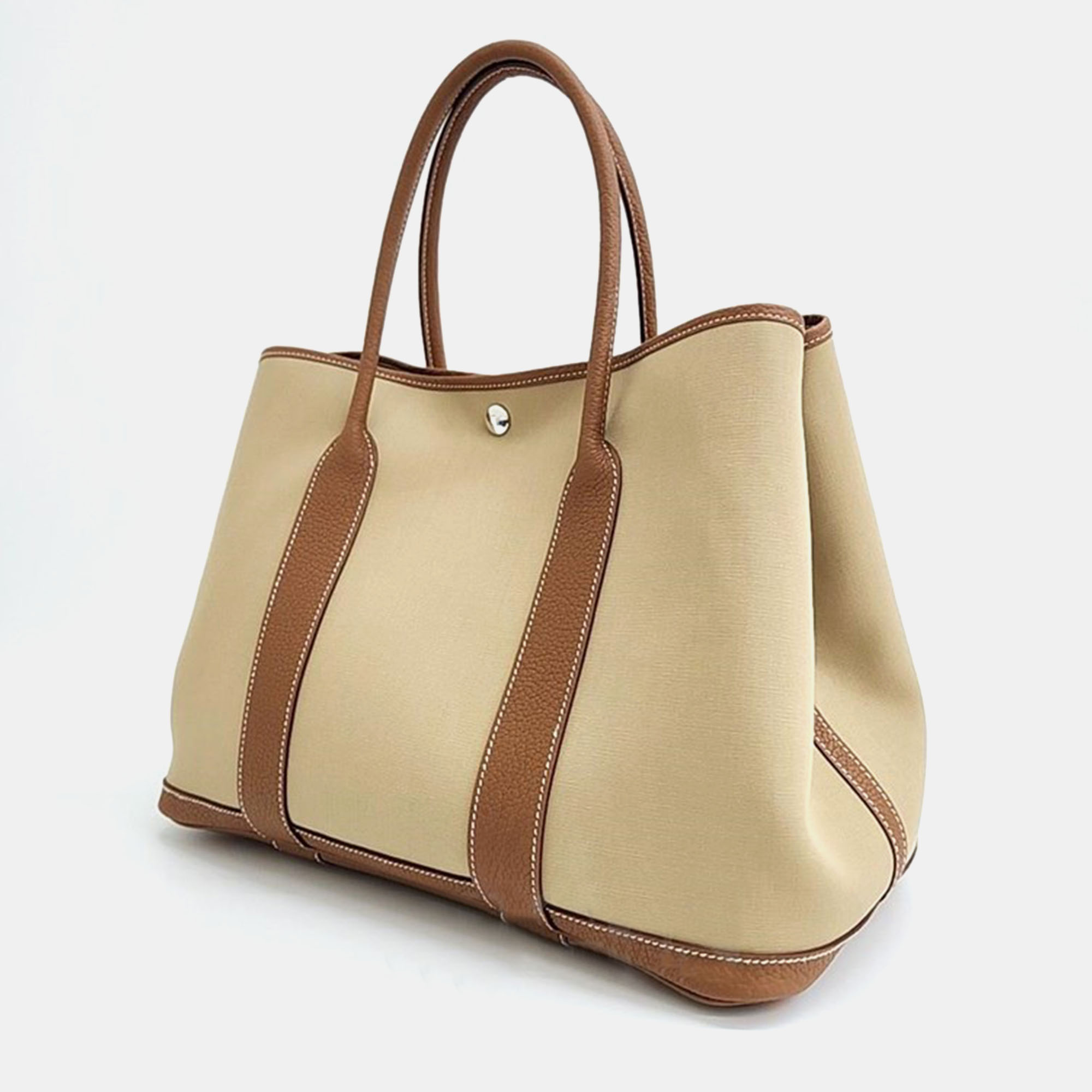

Hermes Garden Party 36 Bag, Beige