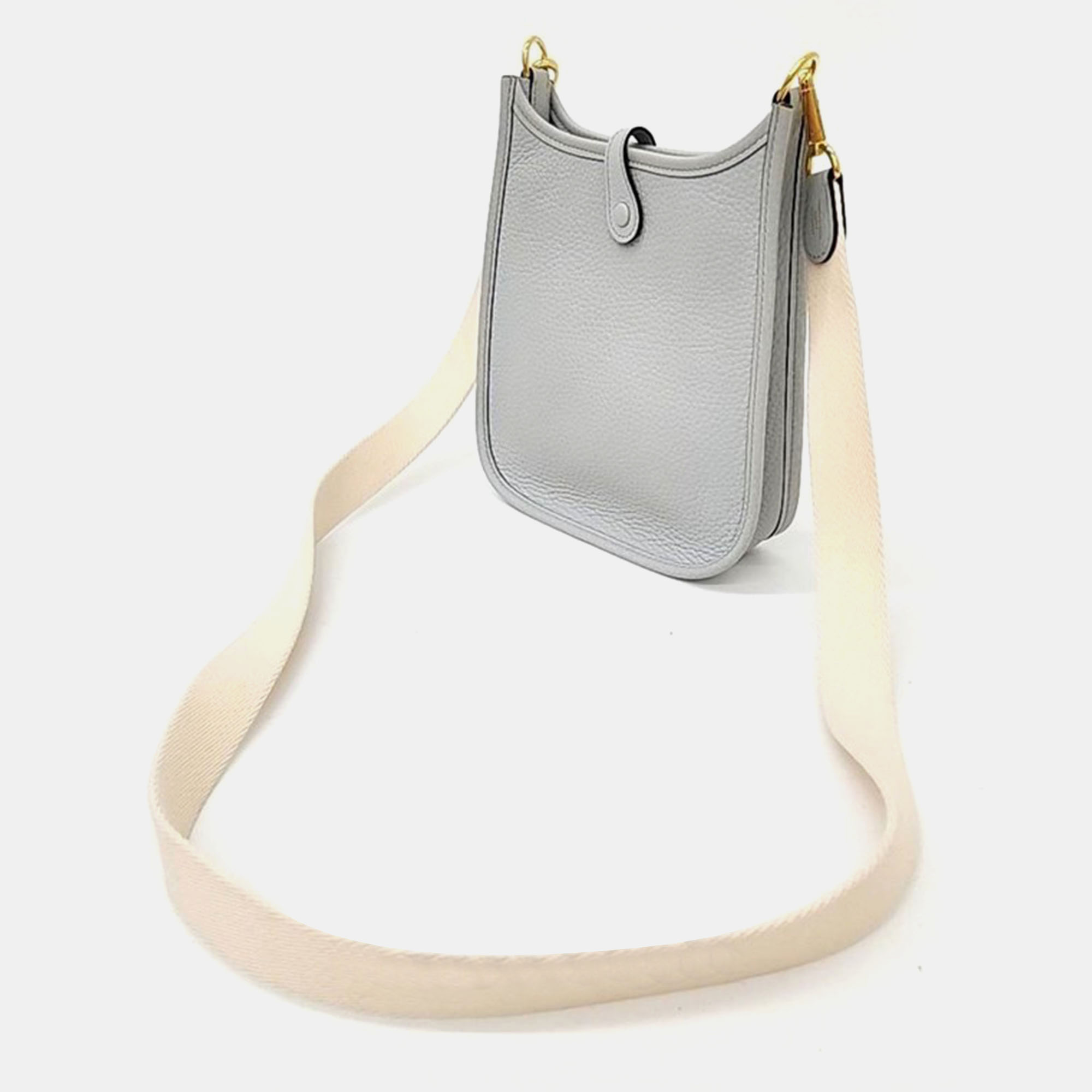 

Hermes Leather White Evelyn 16 Bag