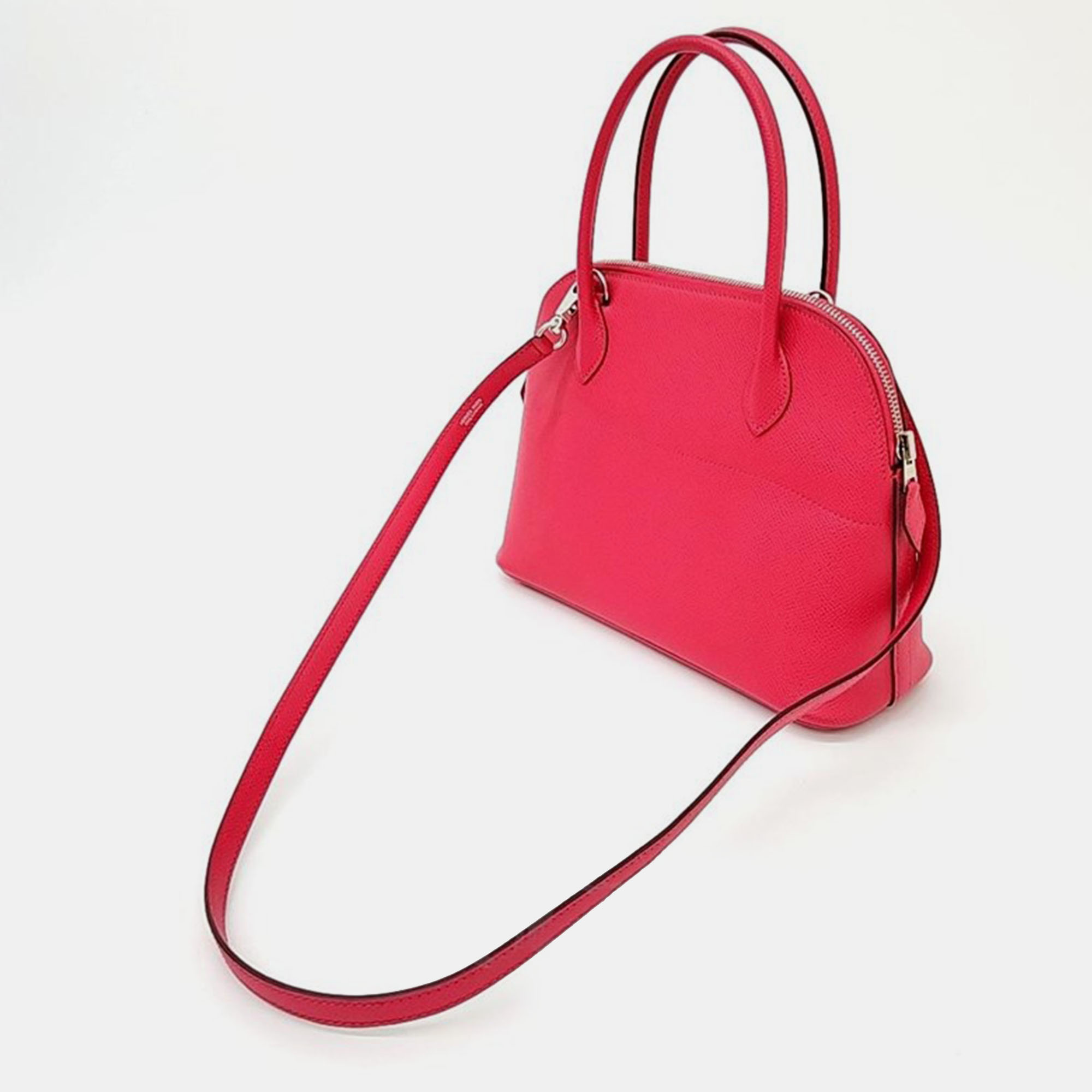 

Hermes Leather Red Bolide 27 Bag