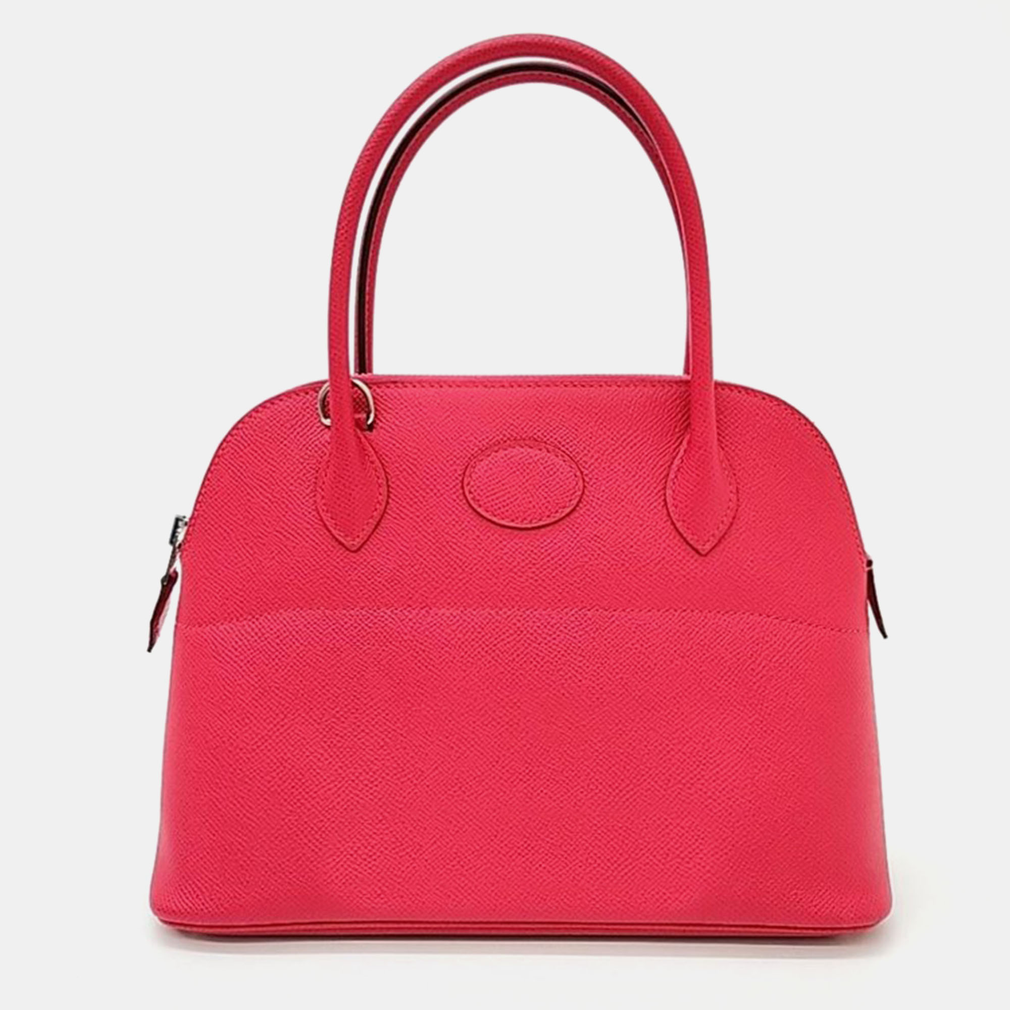 Pre-owned Hermes Leather Red Bolide 27 (y) Bag
