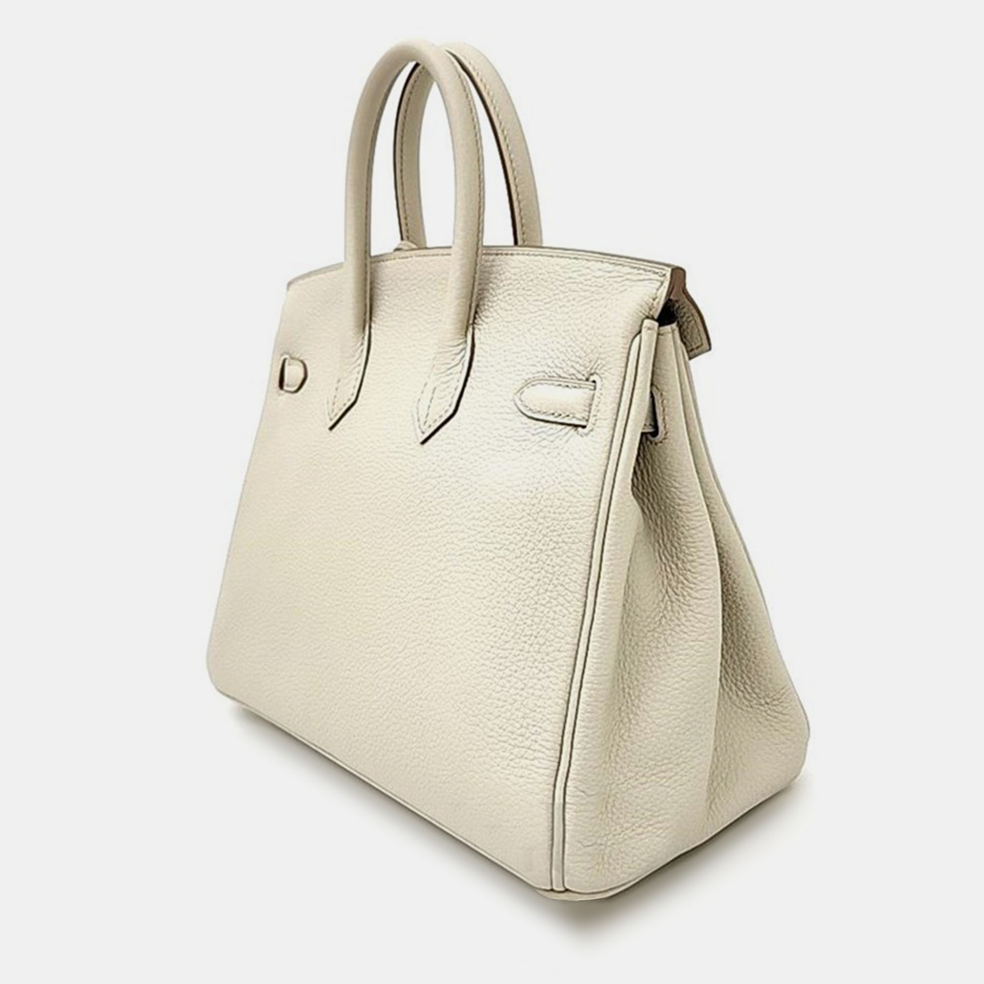 

Hermes Birkin Leather Grey 25 Bag