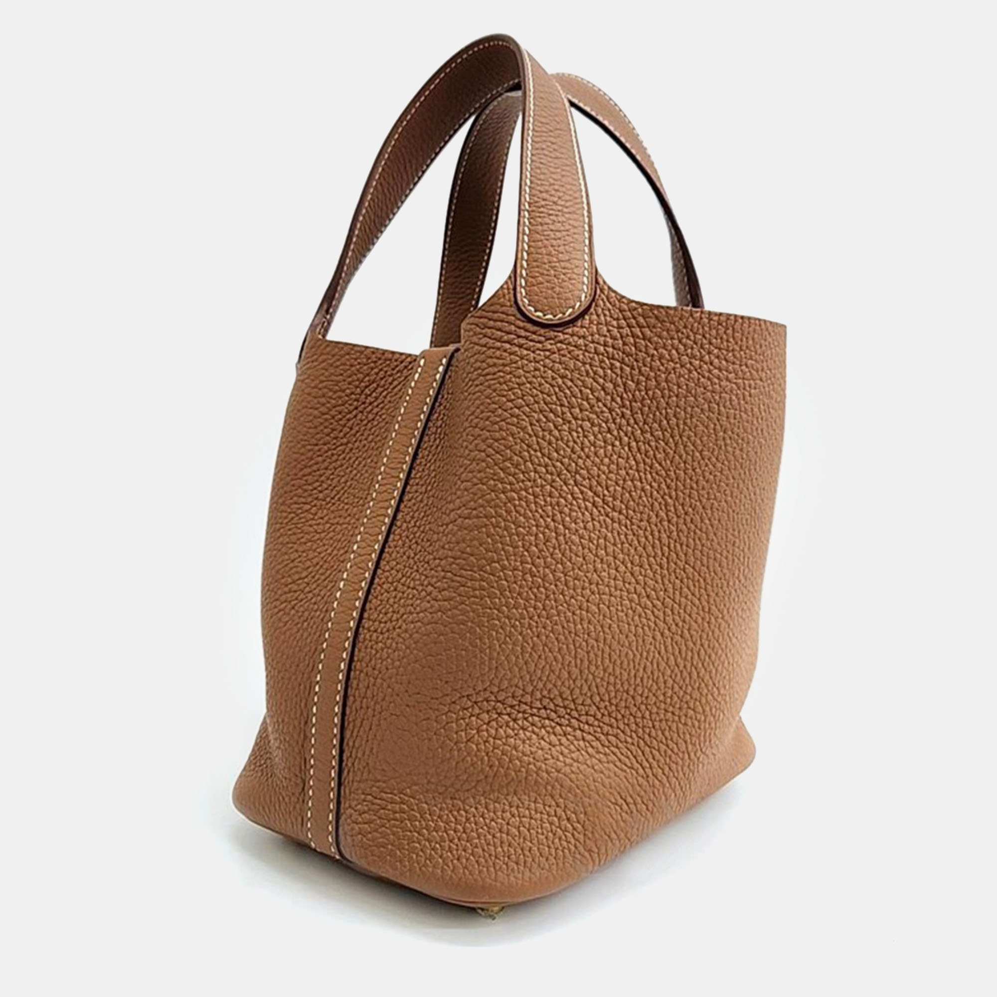 

Hermes Leather Gold Lock Picotan 18 Bag