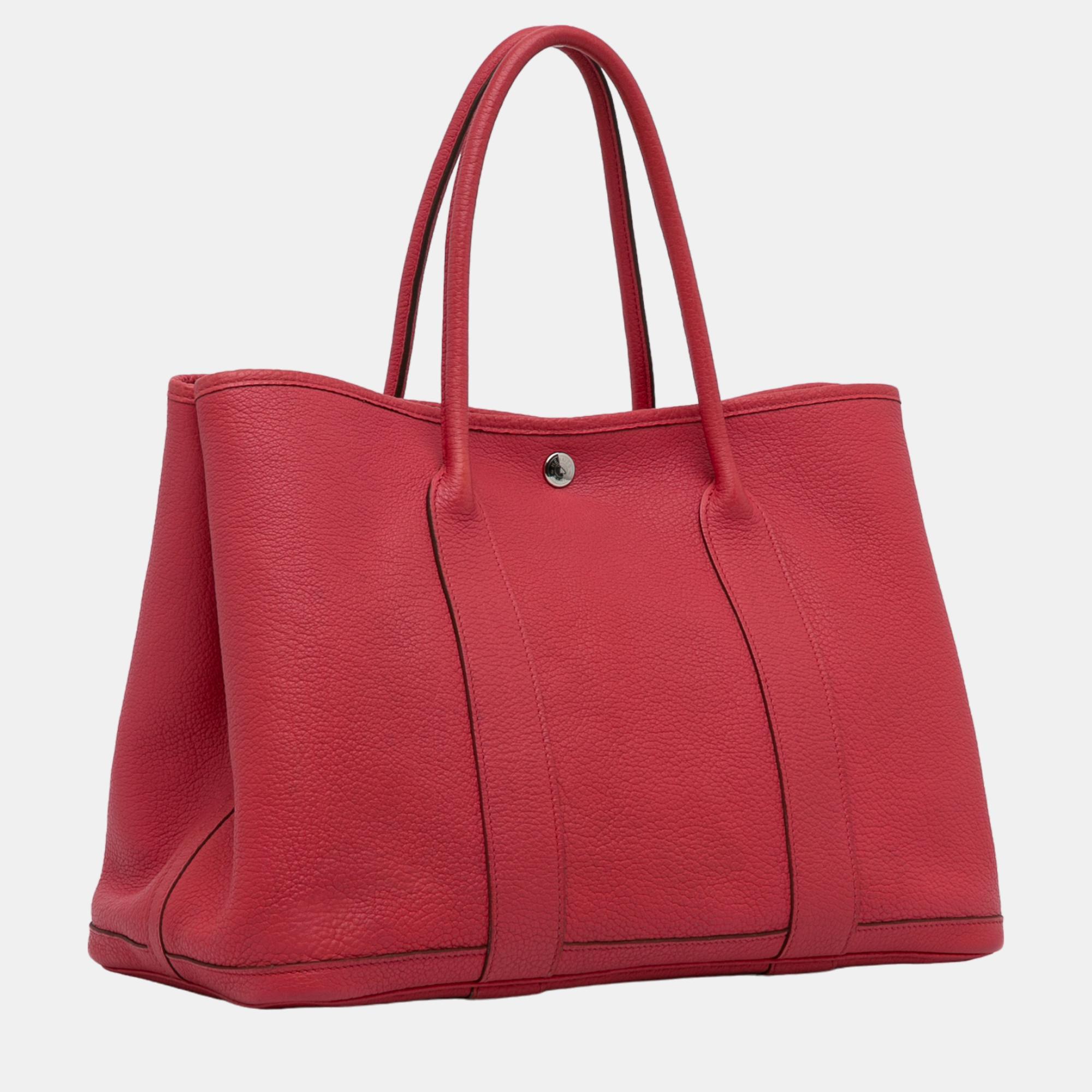 

Hermes Red Garden Party 36