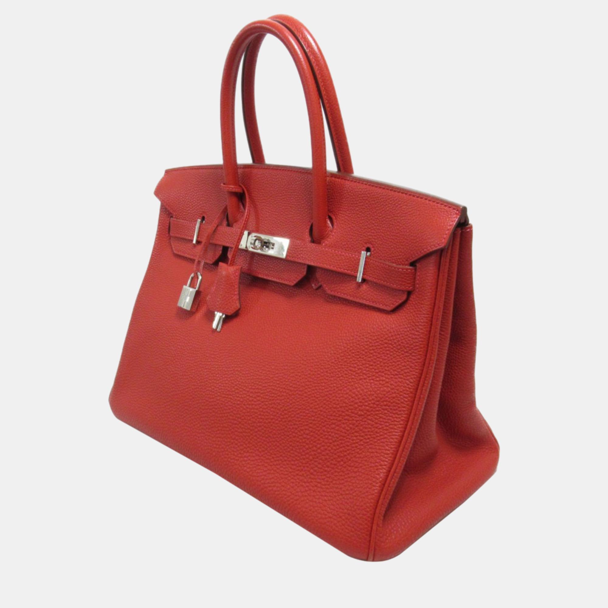 

Hermes Red 2004 Togo Birkin Retourne 35